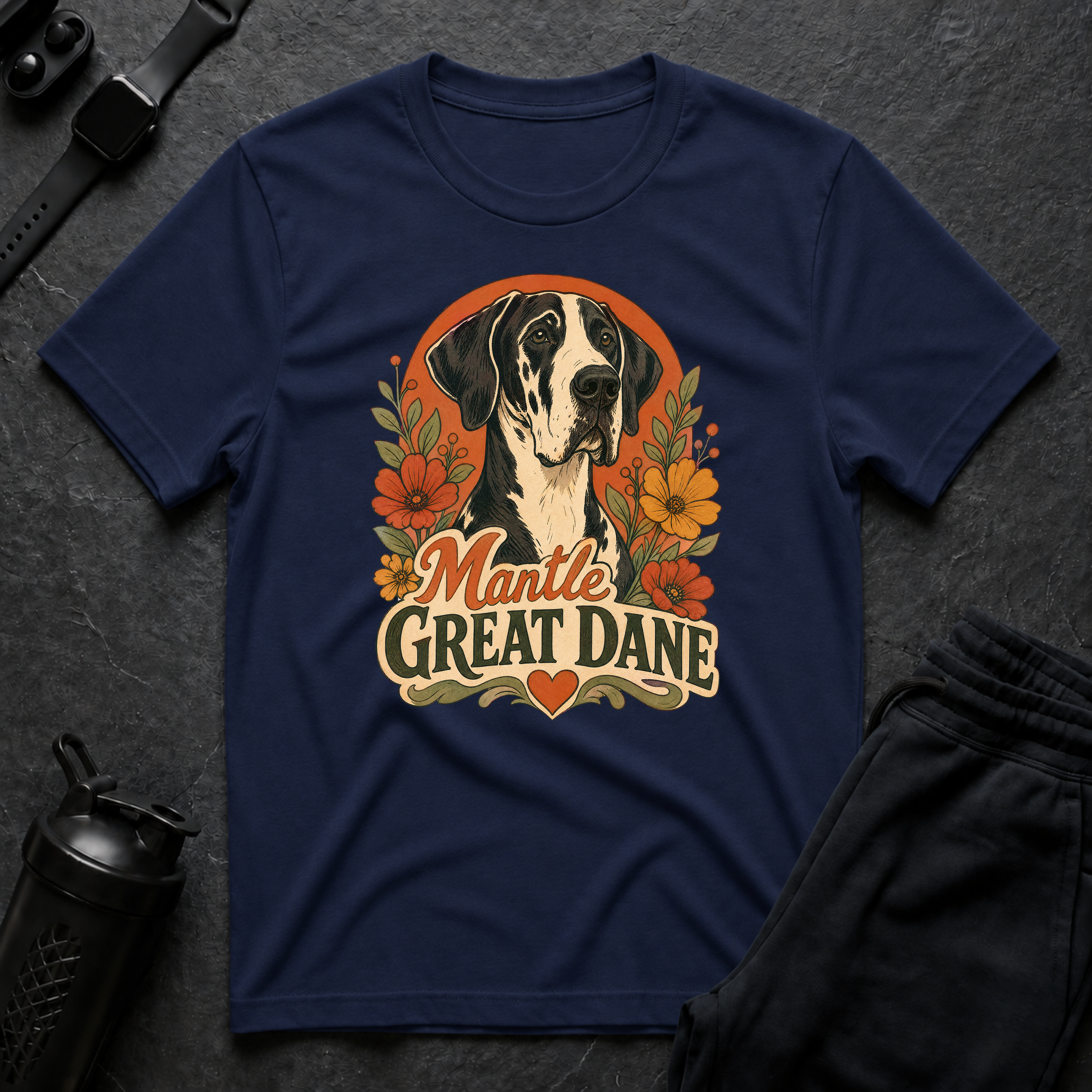 Mantle Great Dane Blossoms