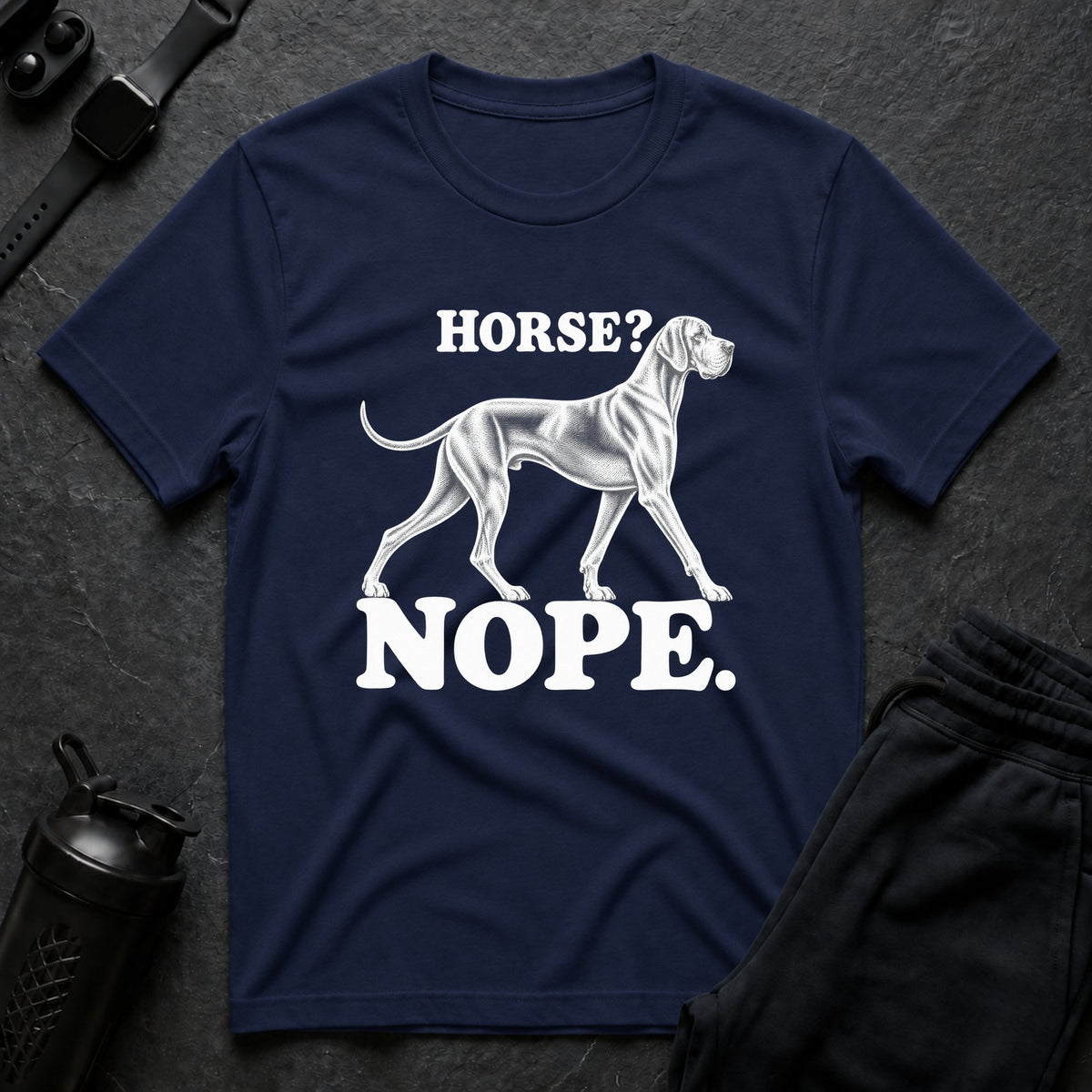 Horse Nope – Great Dane T-Shirt