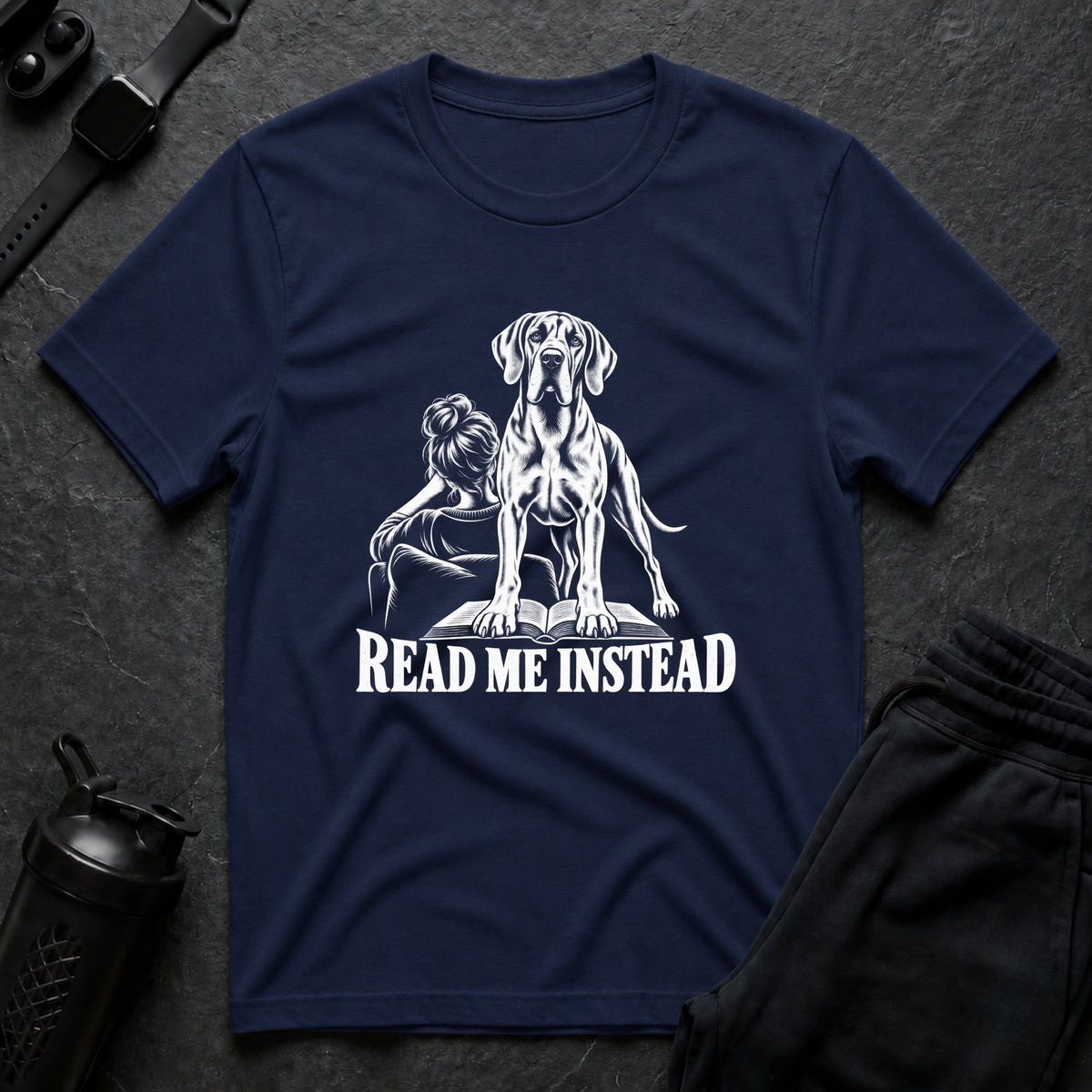 Read Me Instead – Great Dane T-Shirt