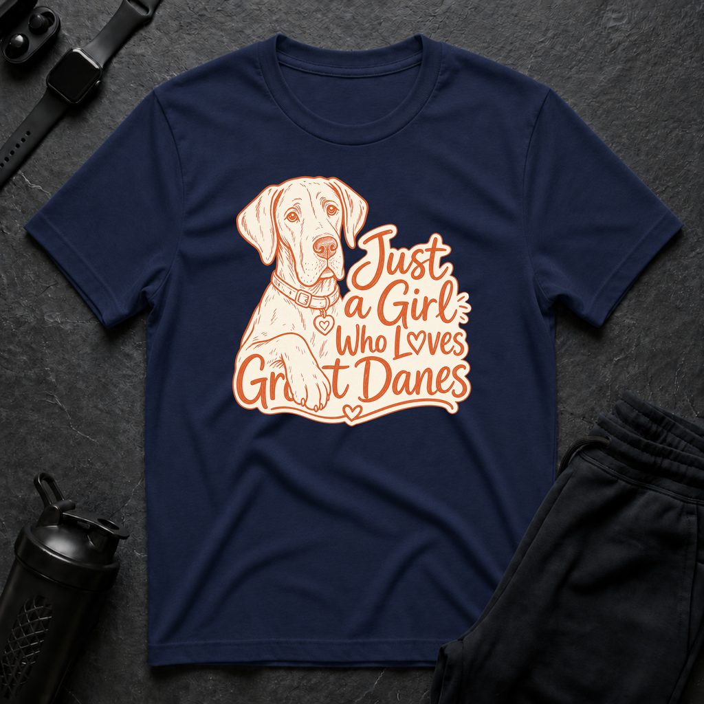 Girl Loves Great Danes
