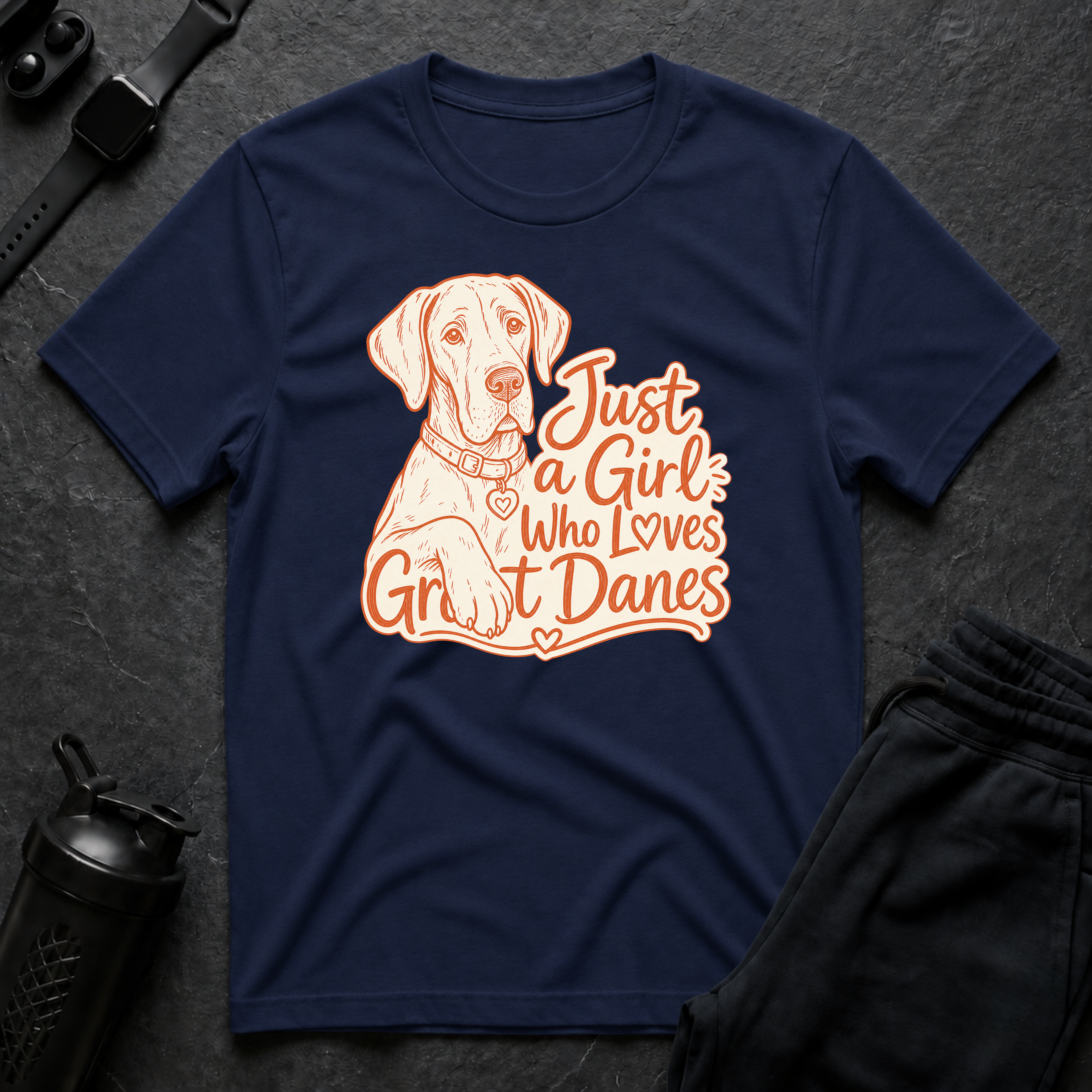 Girl Loves Great Danes
