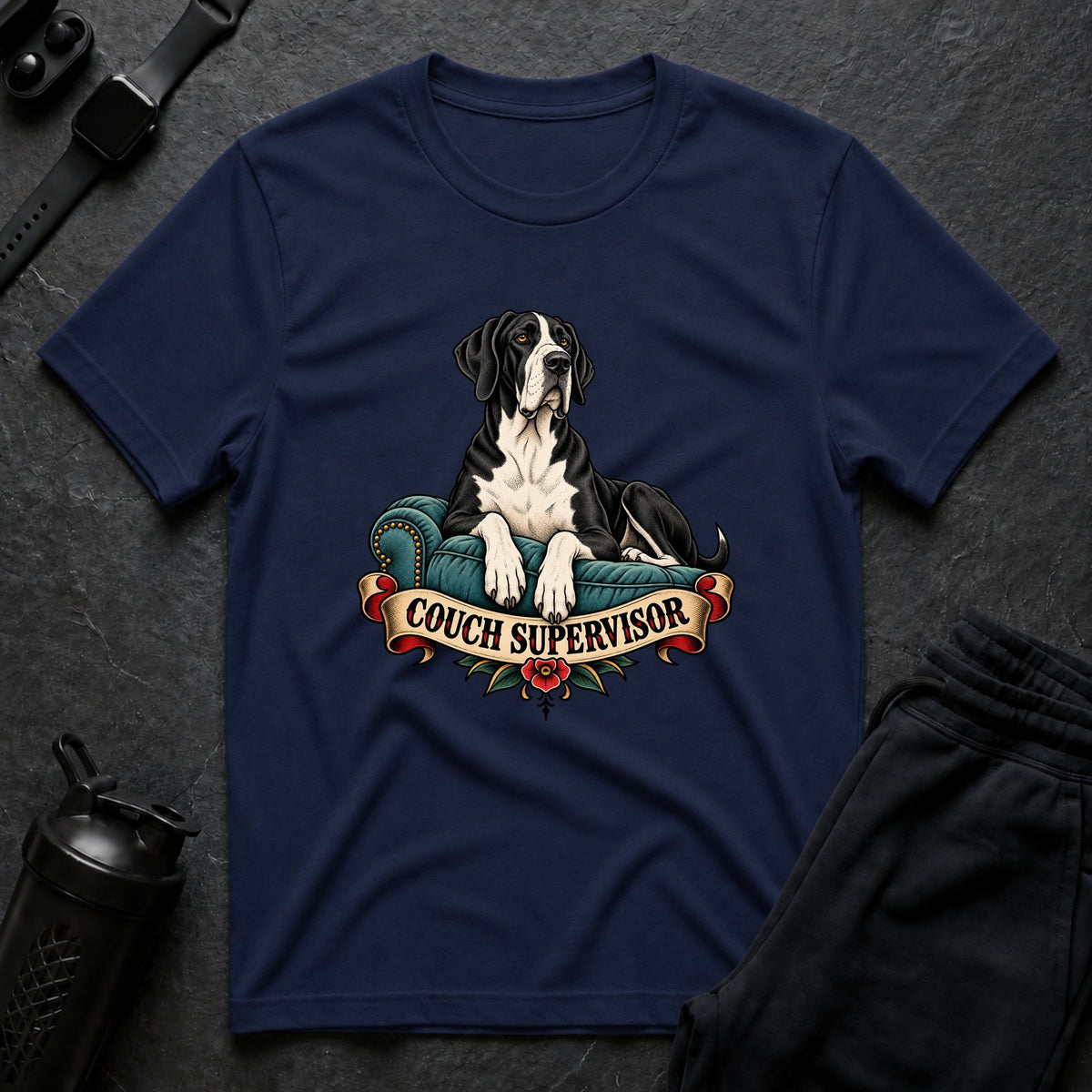 Sofa Guardian – Great Dane T-Shirt