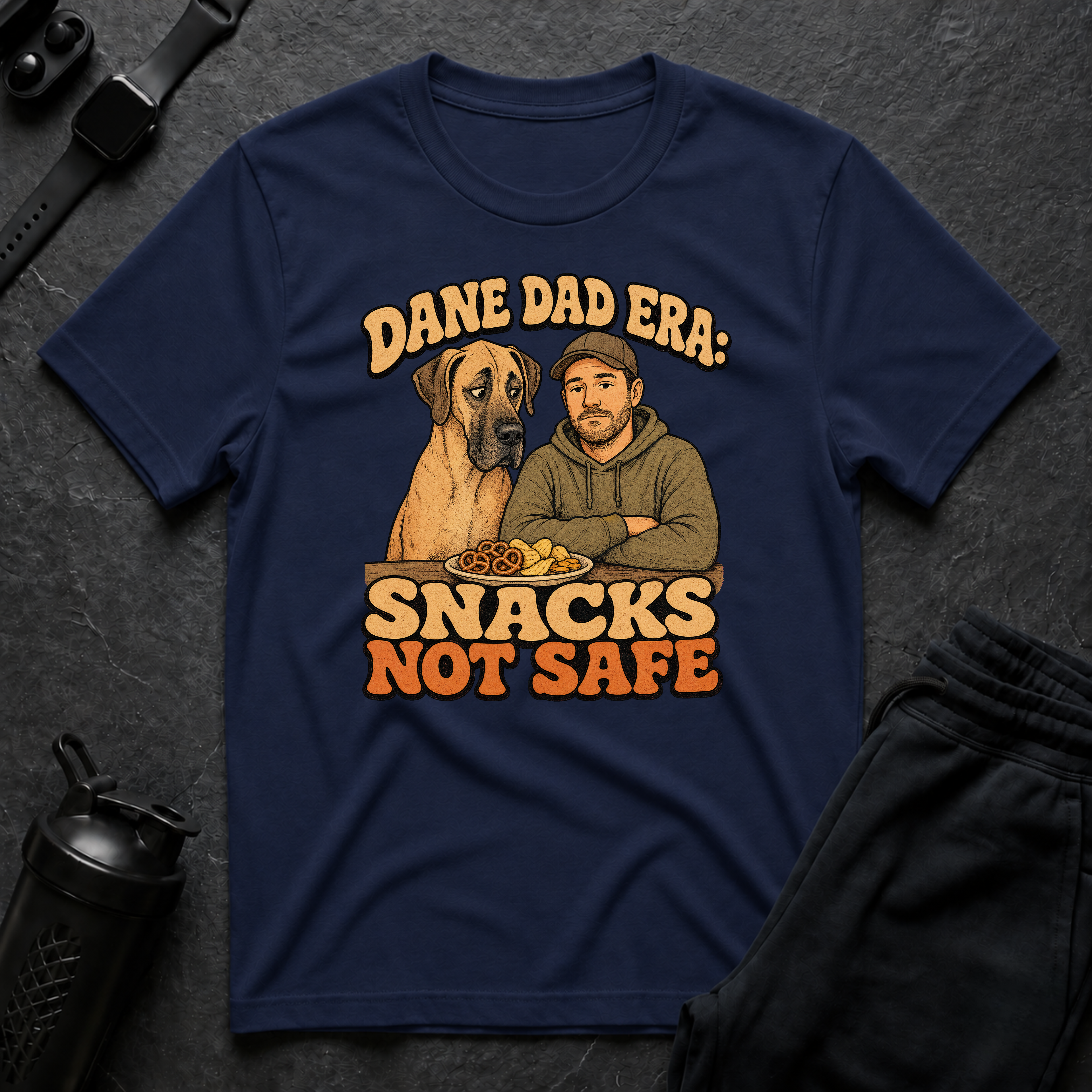 Dane Dad Snack Alert