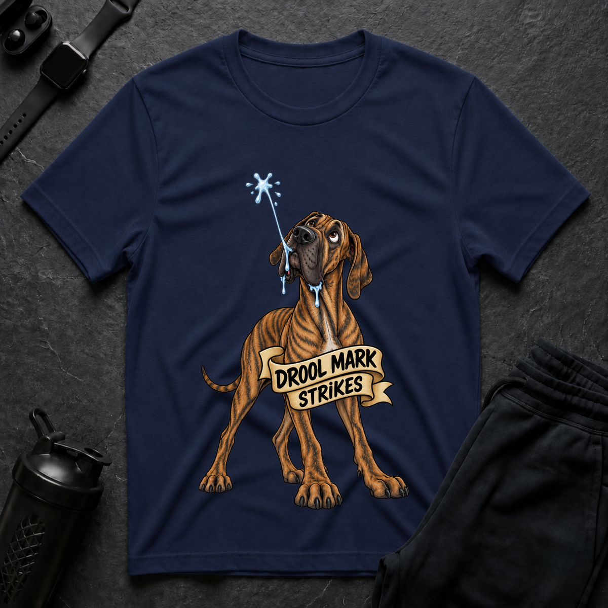 Drool Mark Strikes – Great Dane T-Shirt