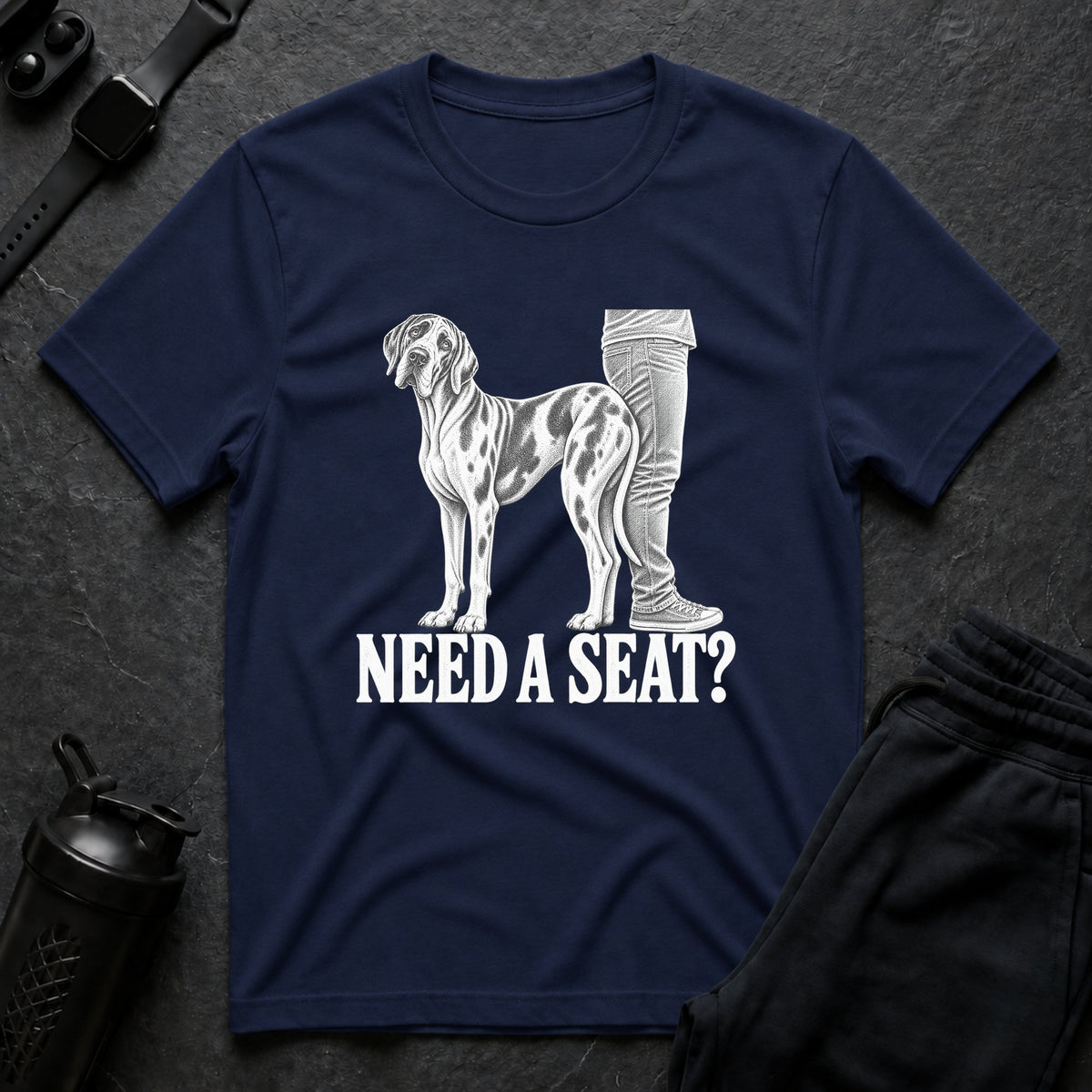 Need A Seat – Great Dane T-Shirt