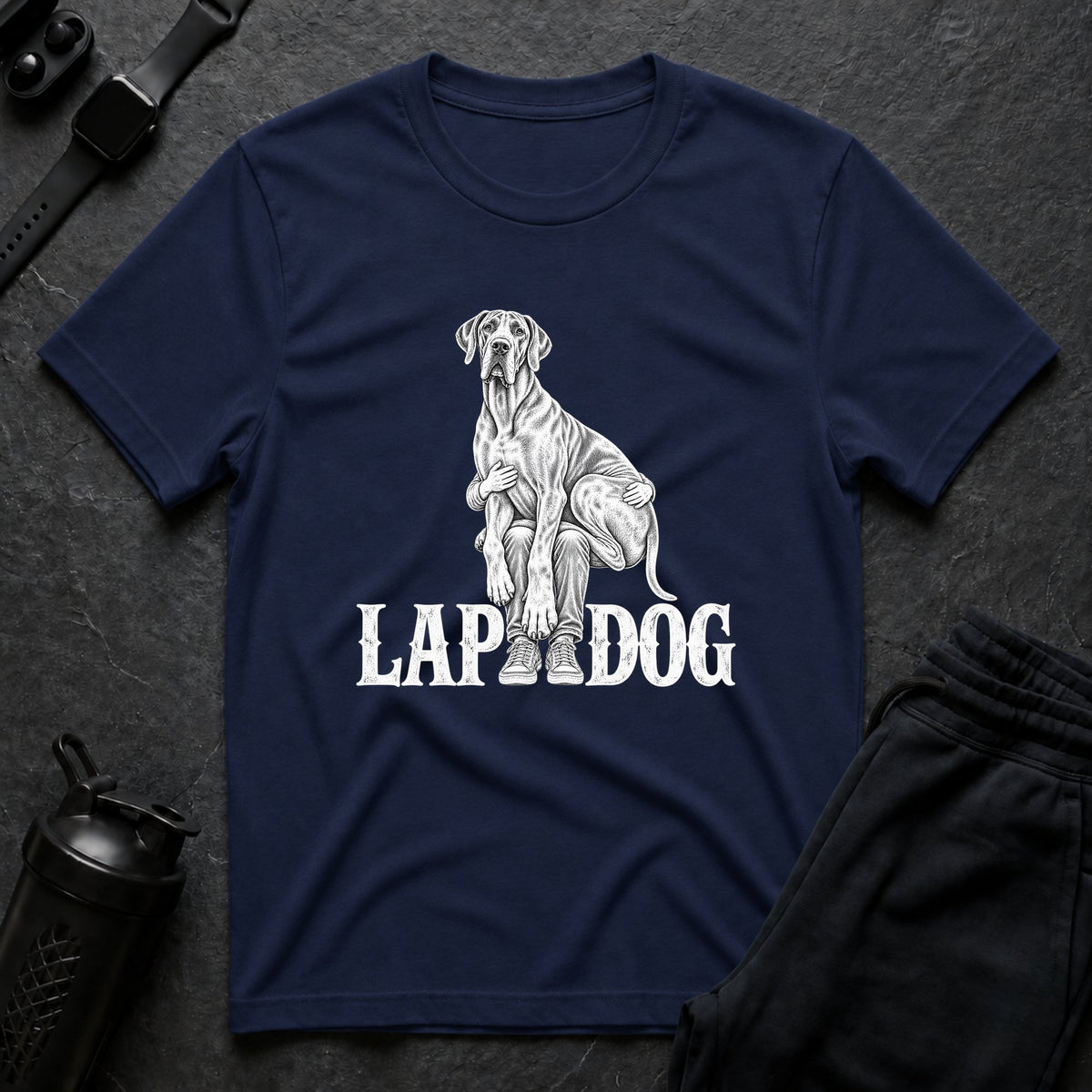 Lap Dog – Great Dane T-Shirt