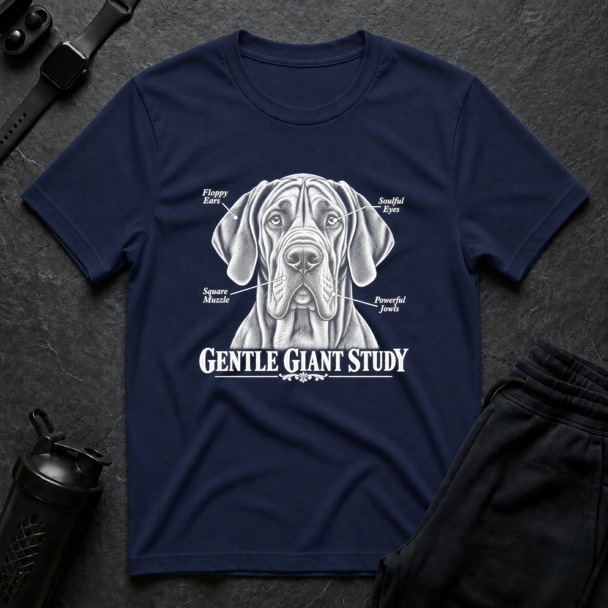 Gentle Giant Study – Great Dane T-Shirt