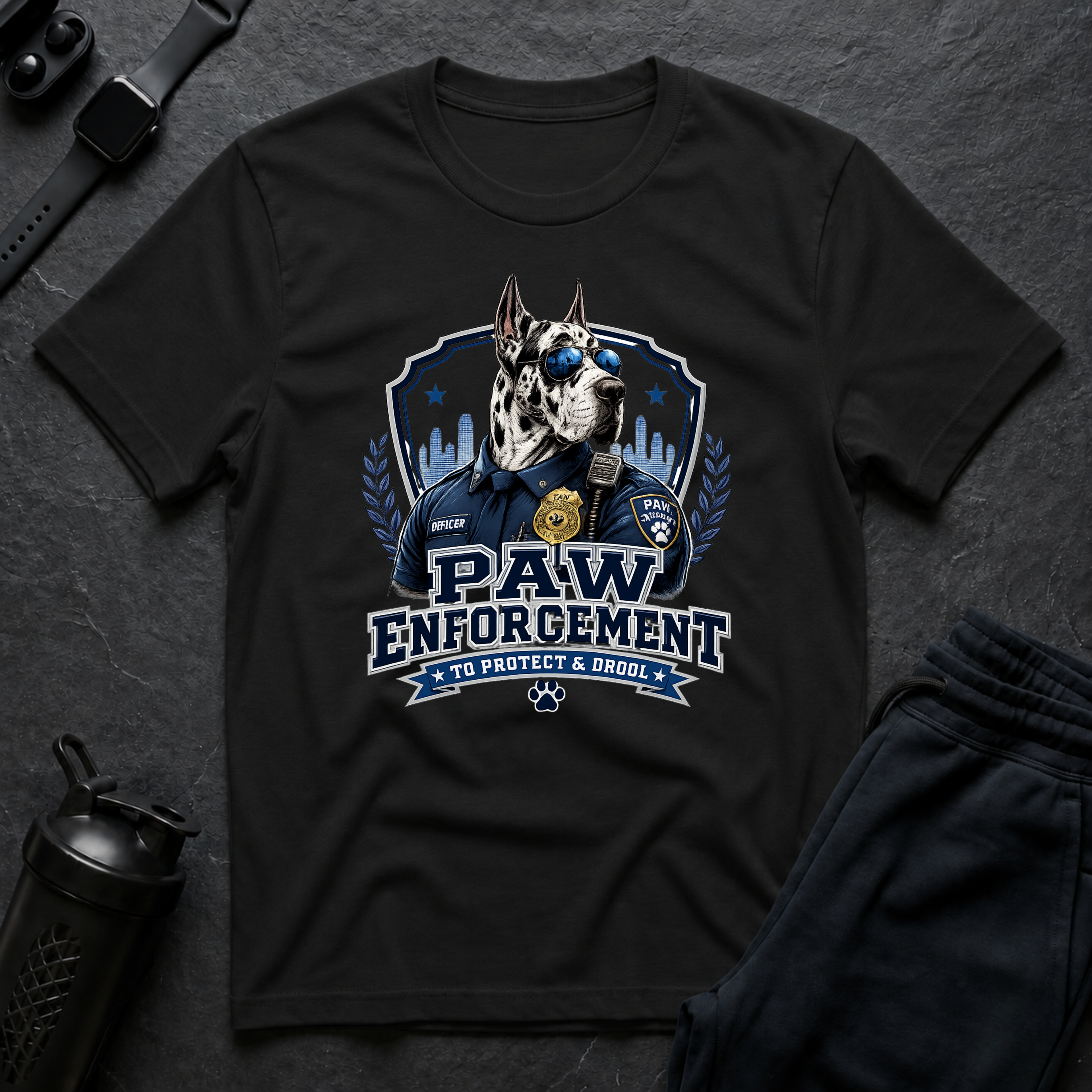 Paw Enforcement Drool Patrol