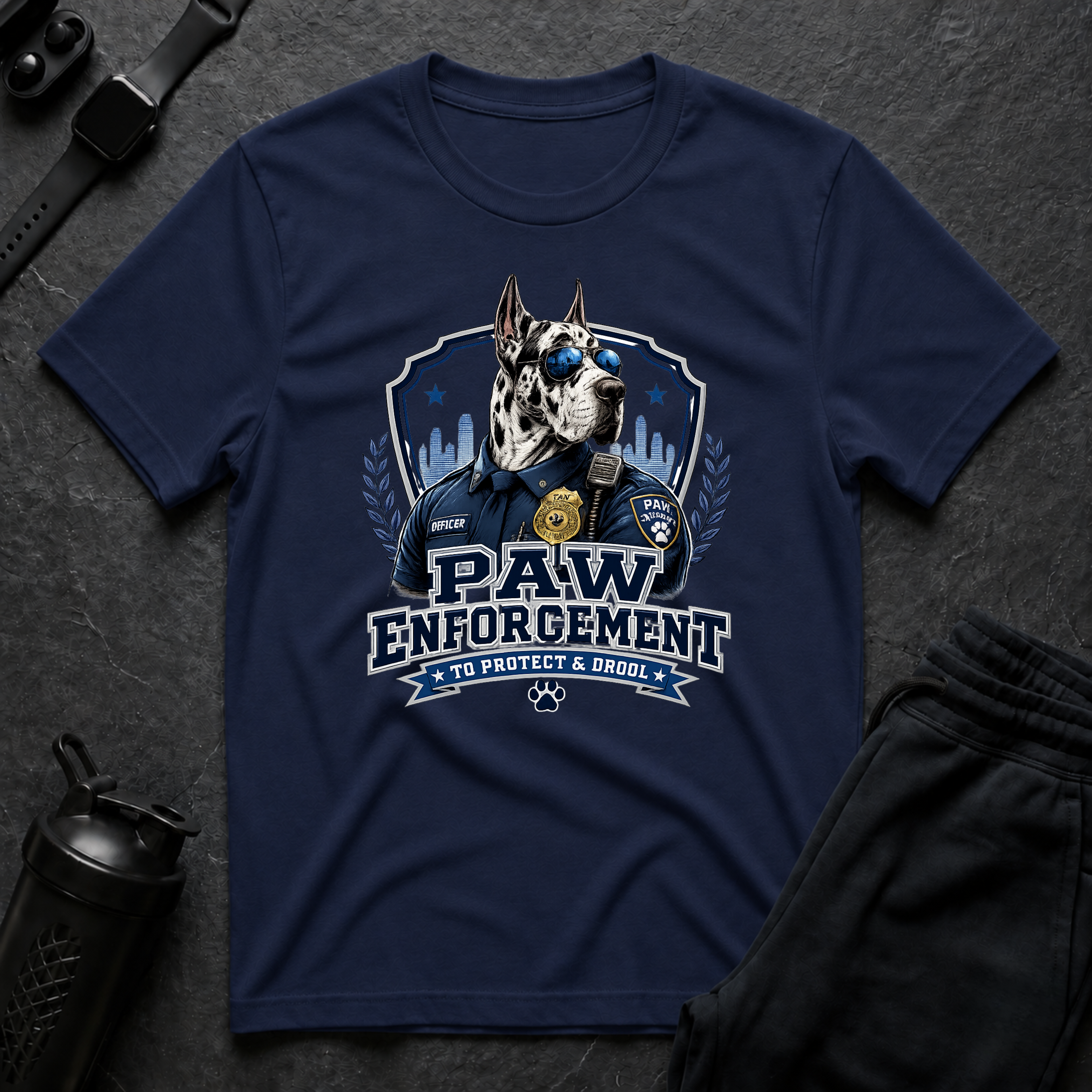 Paw Enforcement Drool Patrol