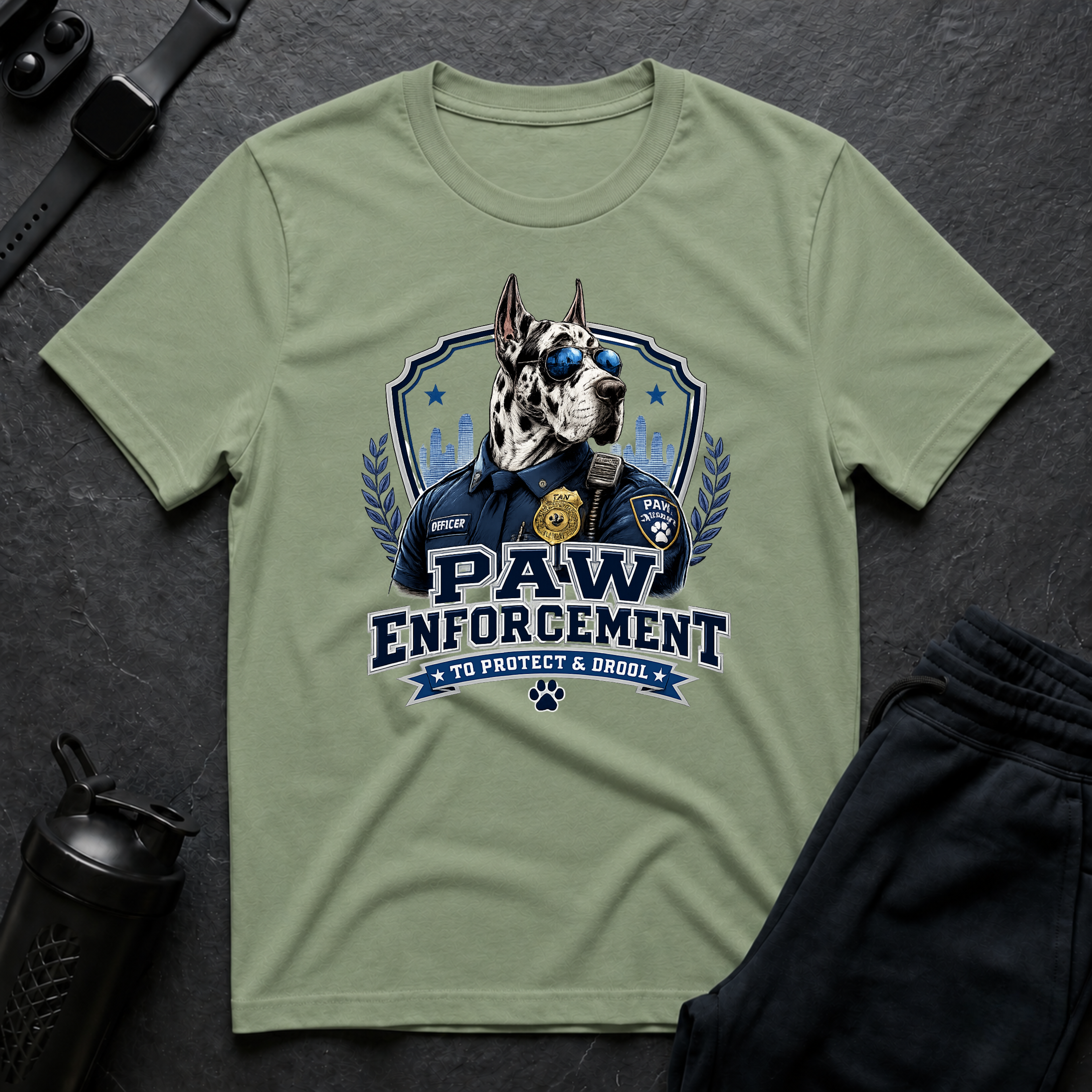 Paw Enforcement Drool Patrol