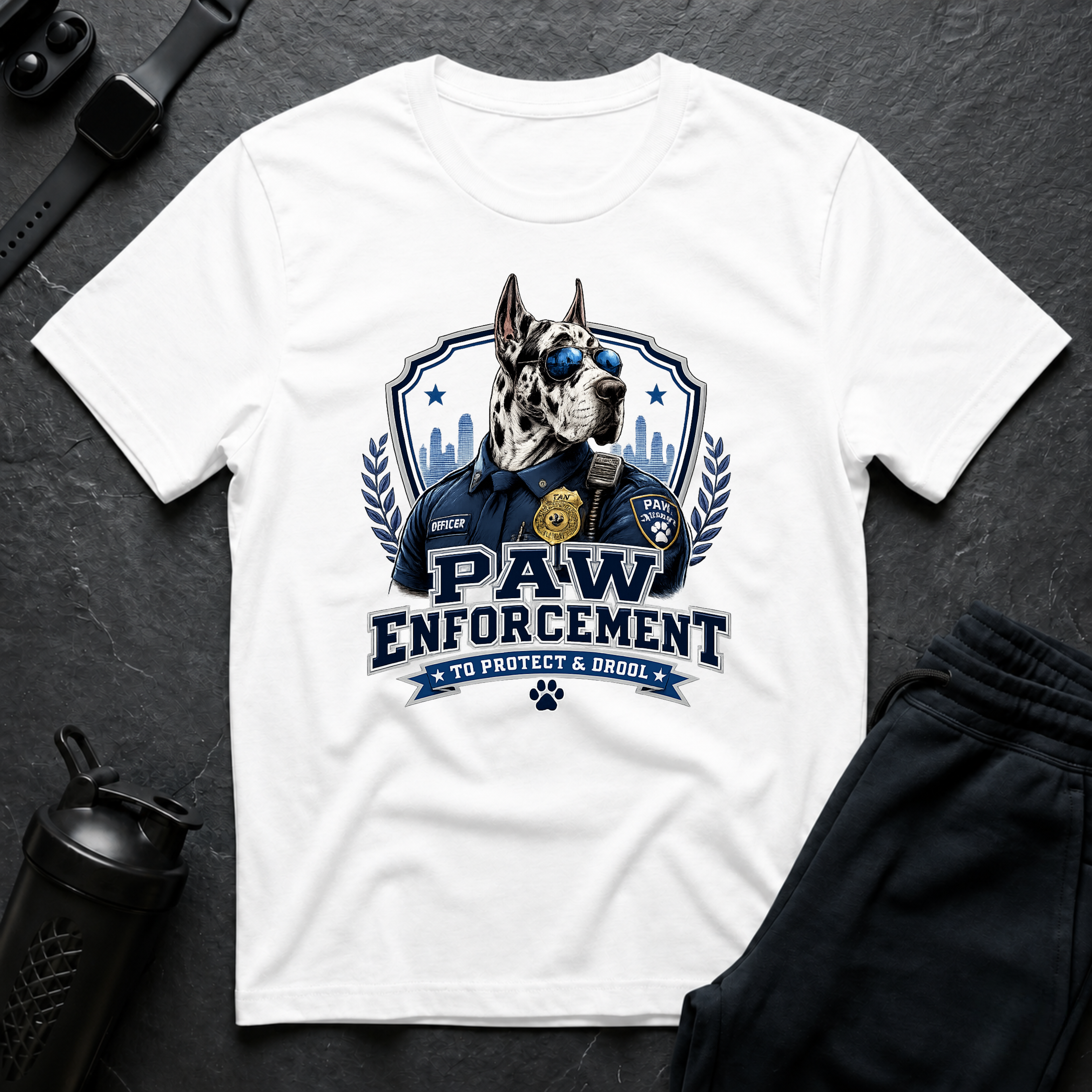 Paw Enforcement Drool Patrol