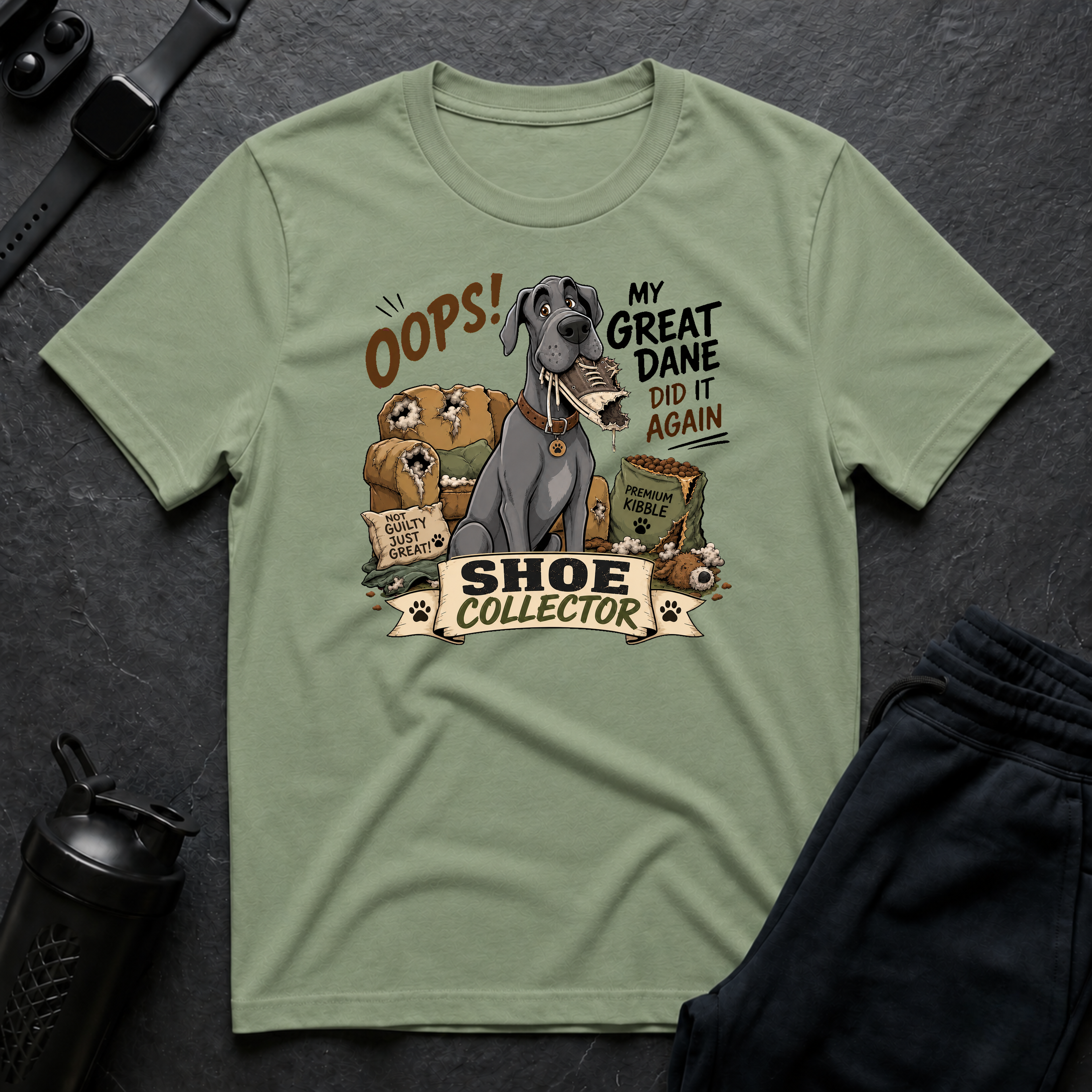Great Dane Shoe Collector