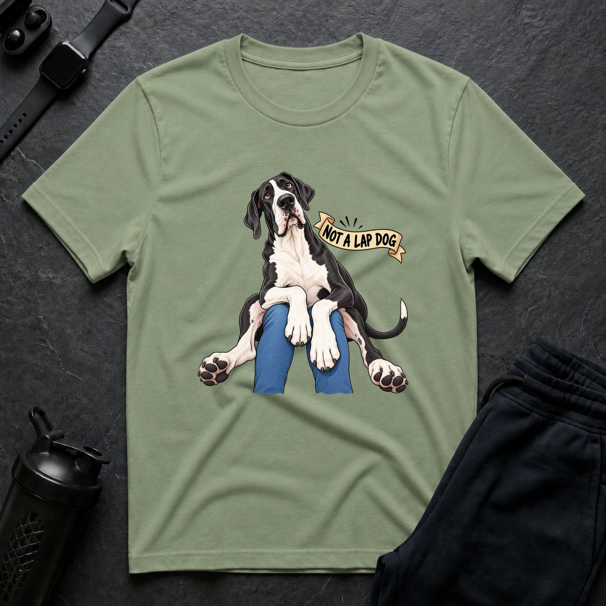 Not A Lapdog – Great Dane T-Shirt