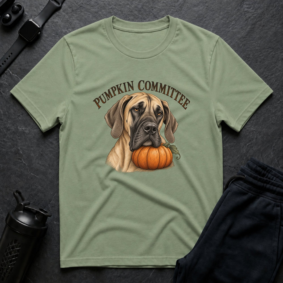Pumpkin Committee 11 – Great Dane T-Shirt