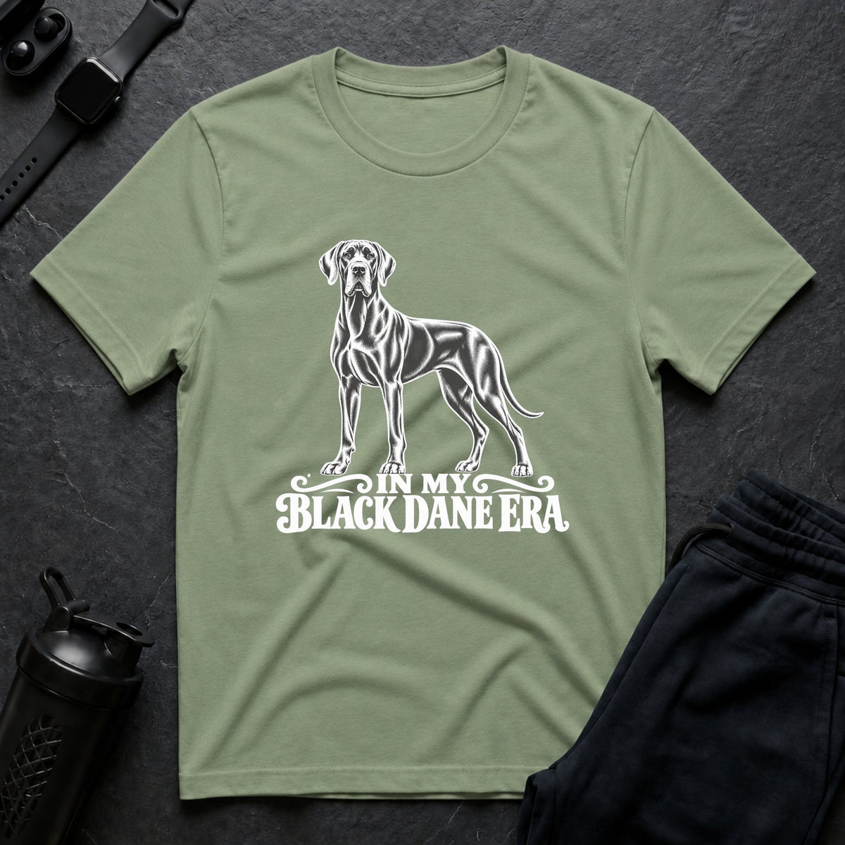 Black Dane Era – Great Dane T-Shirt