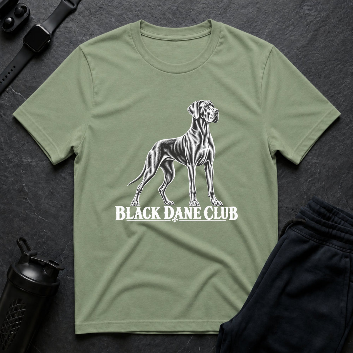 Black Dane Club – Great Dane T-Shirt