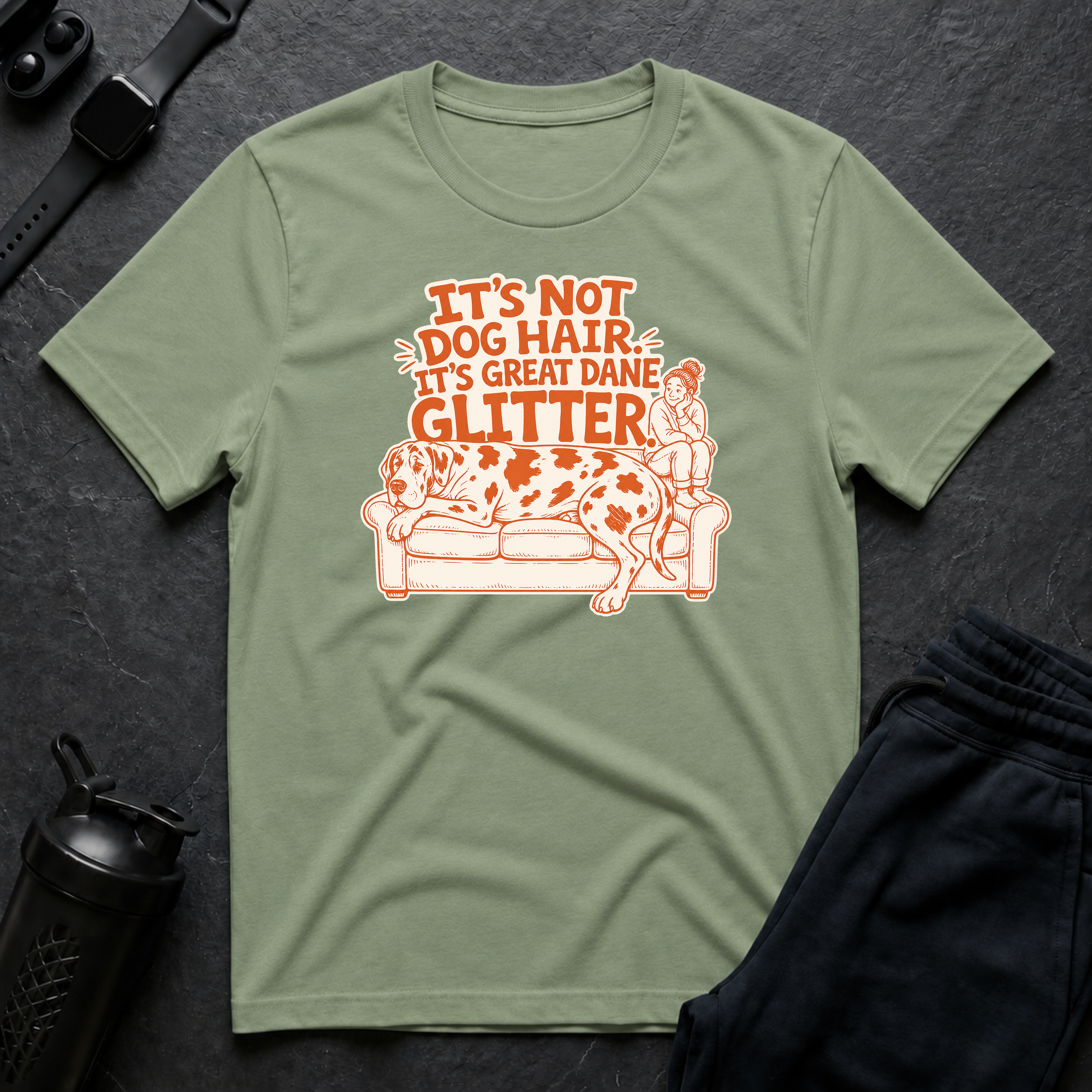 Great Dane Glitter