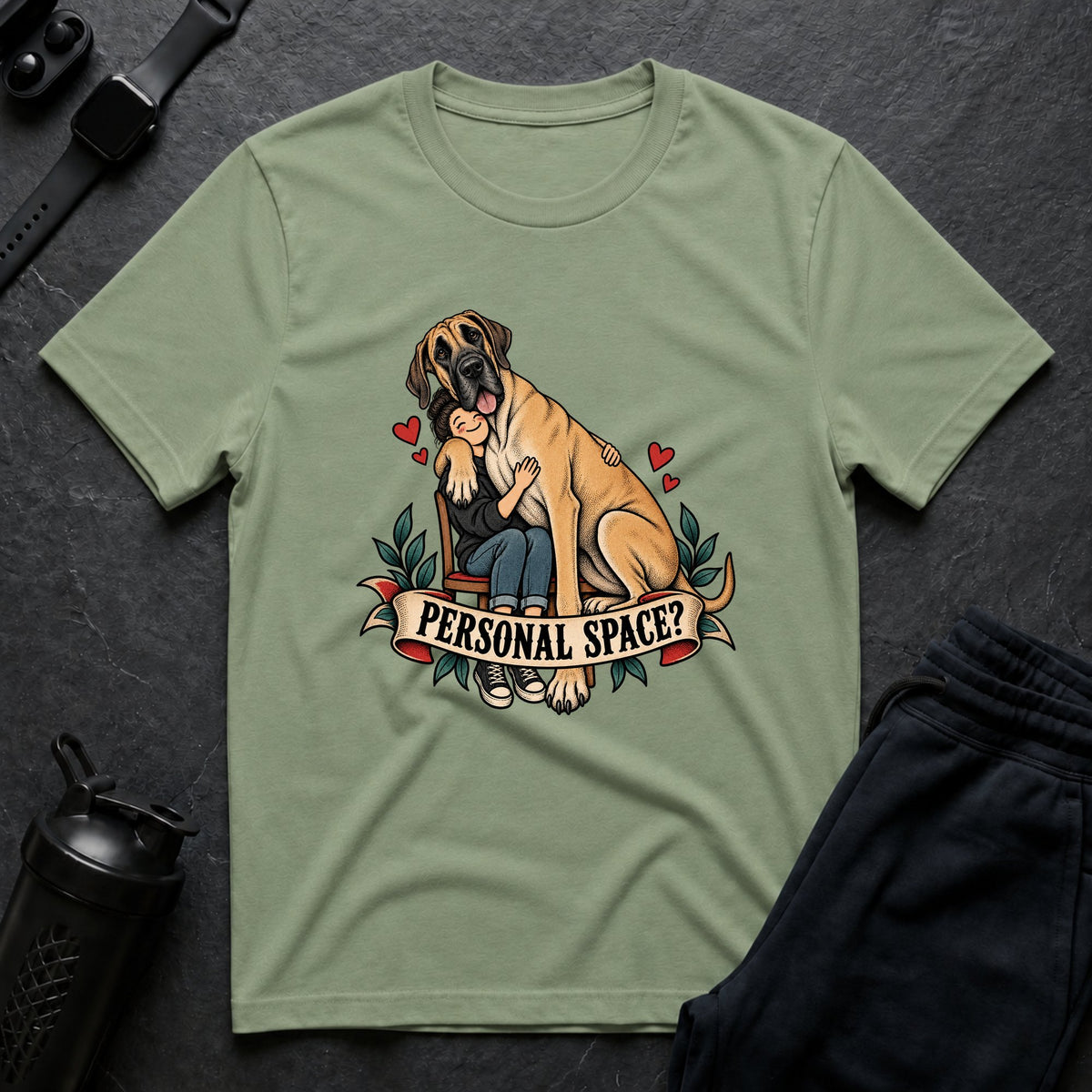 Personal Space 2 – Great Dane T-Shirt