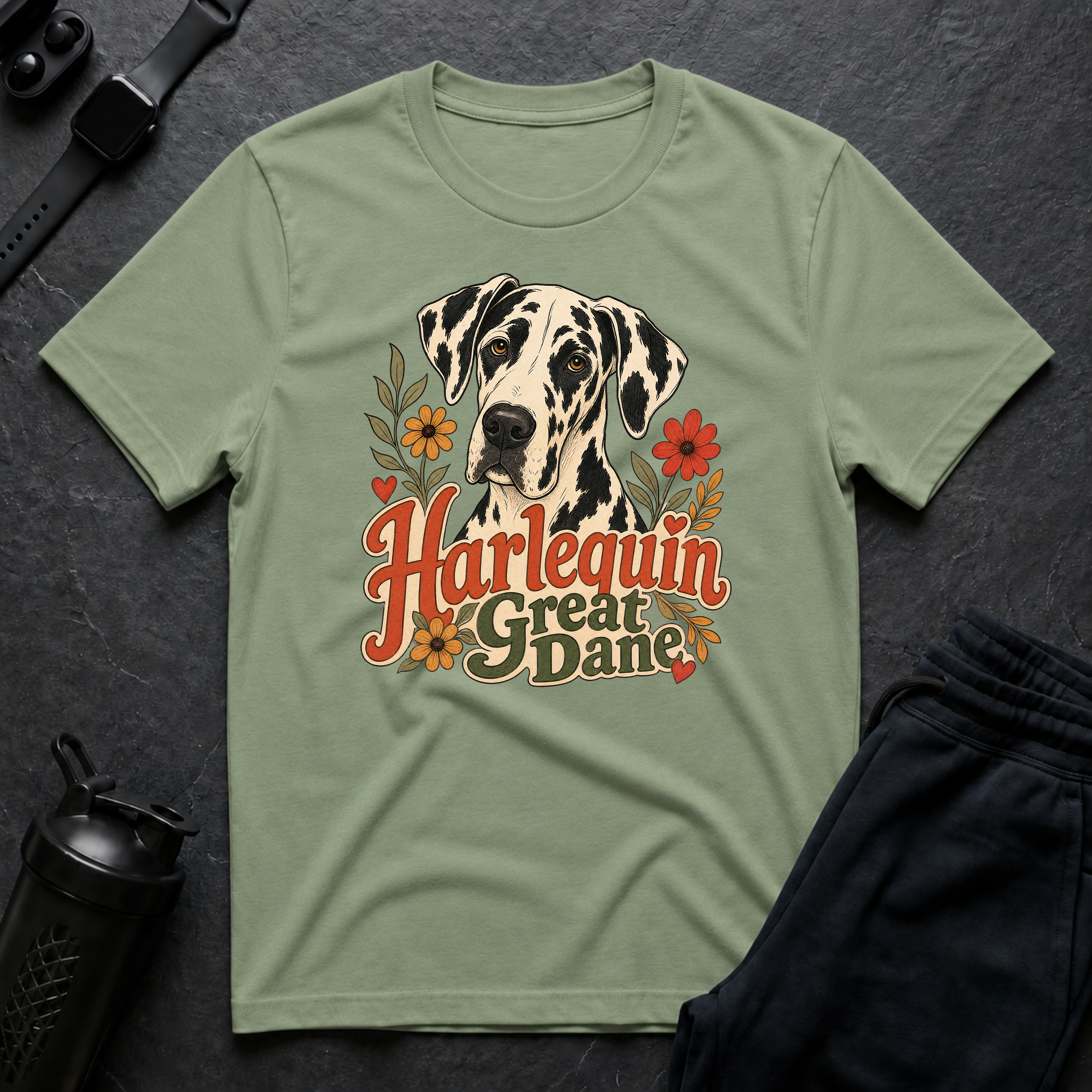 Harlequin Great Dane Blooms