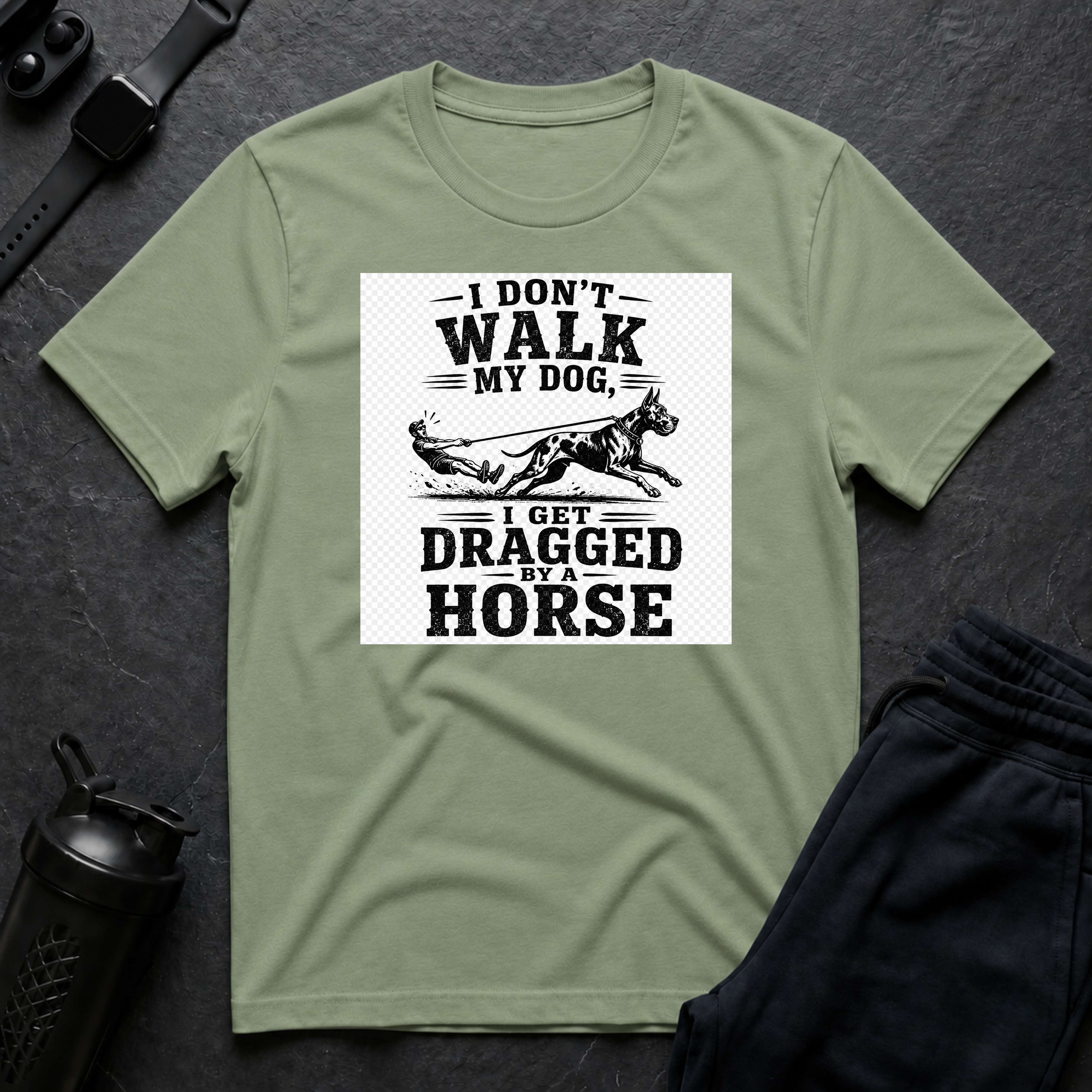 Dragged by Horse