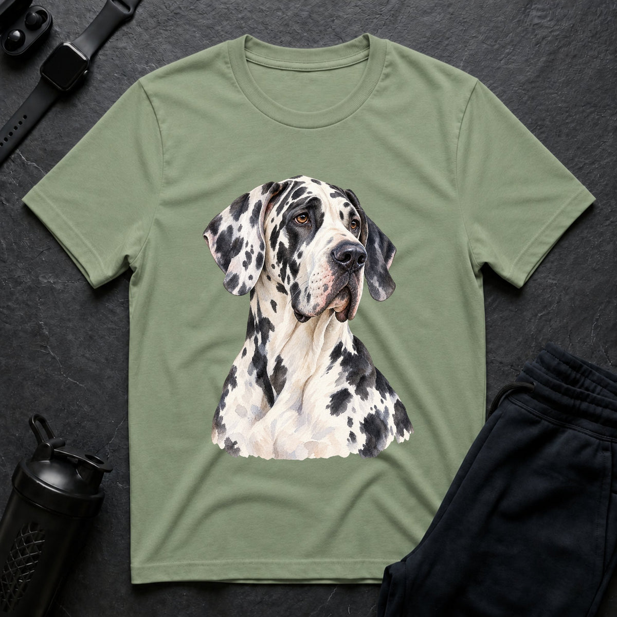Dappled Elegance – Great Dane T-Shirt