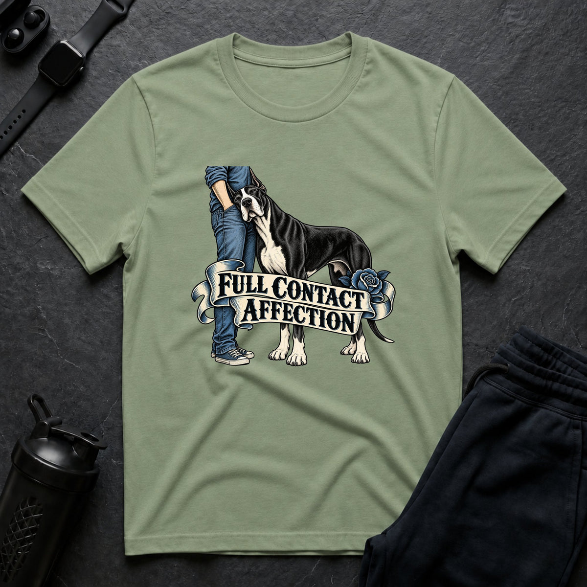 Full Contact Affection – Great Dane T-Shirt