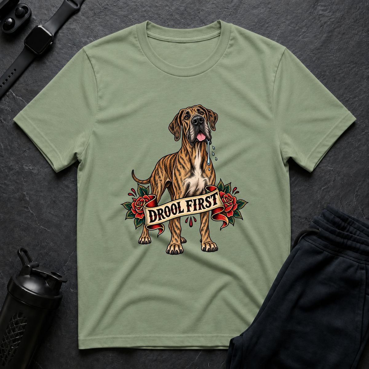 Drool First – Great Dane T-Shirt