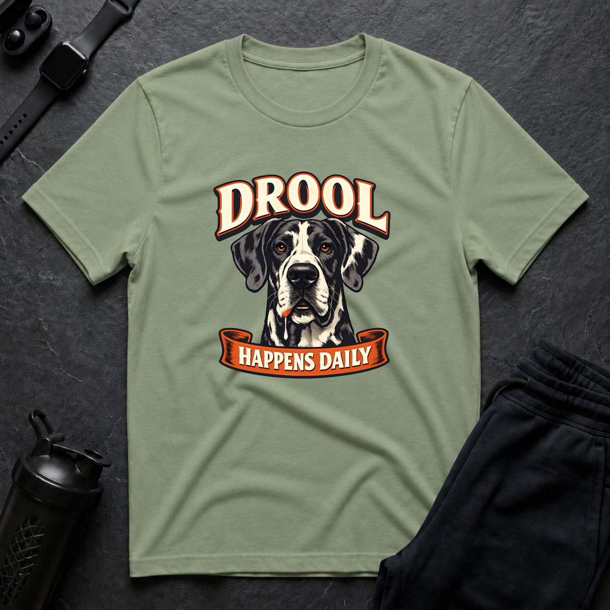 Drool Happens Daily – Great Dane T-Shirt