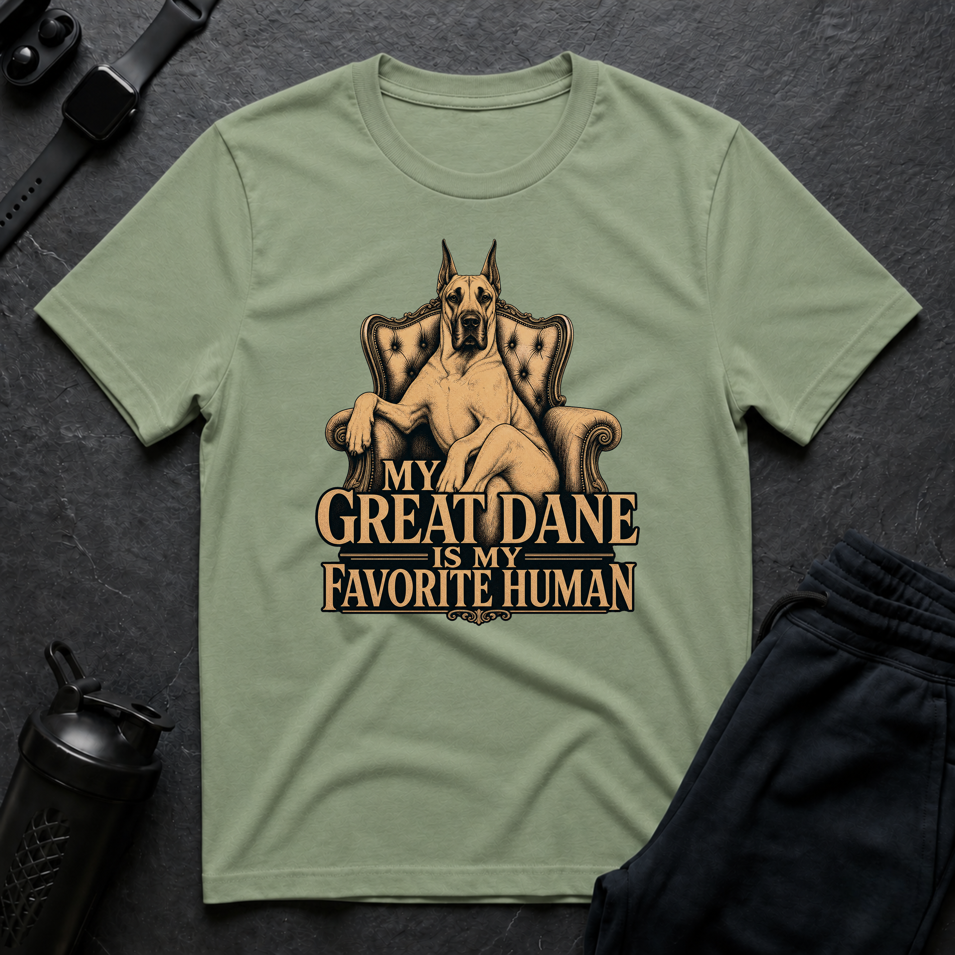 Great Dane Throne Love