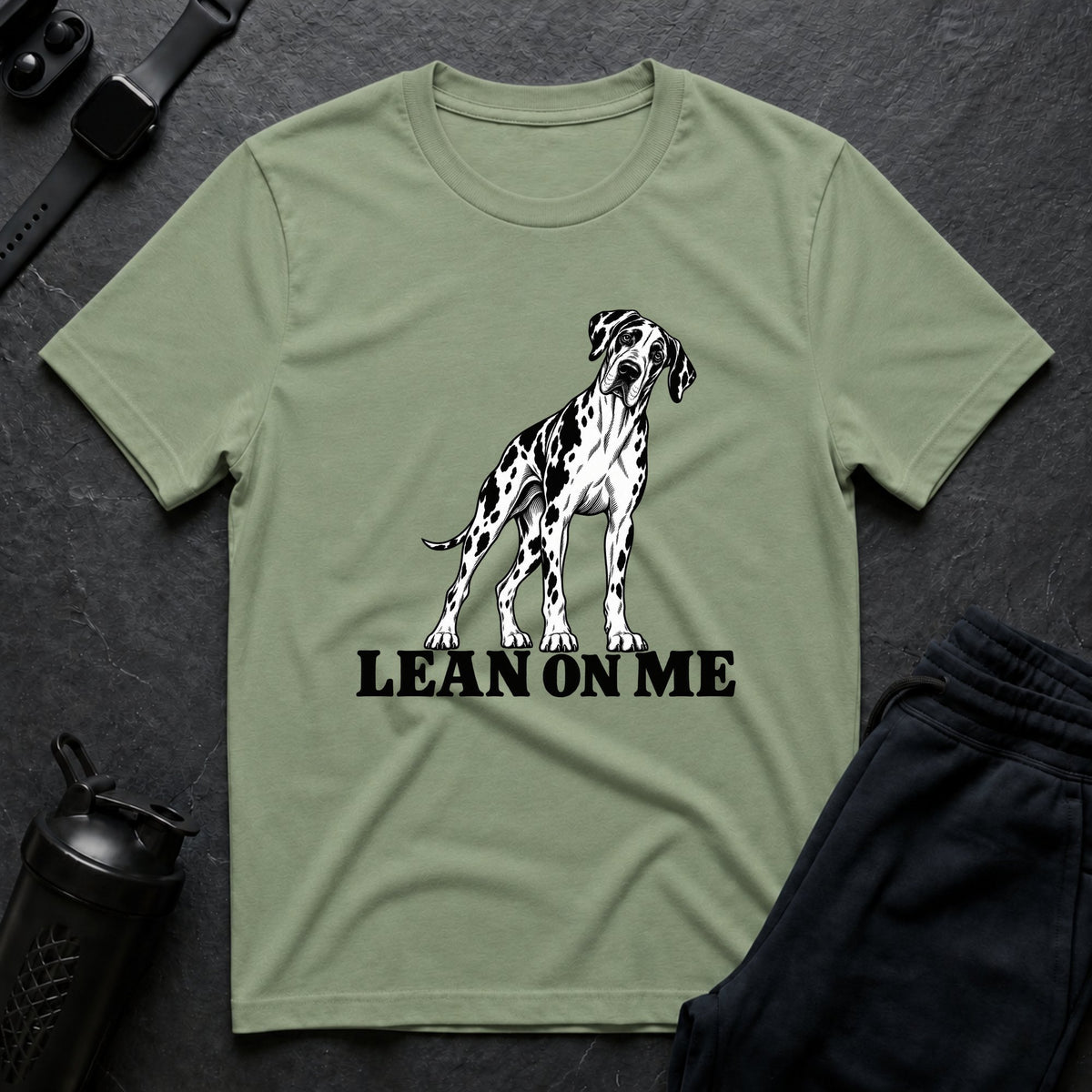Lean On Me – Great Dane T-Shirt