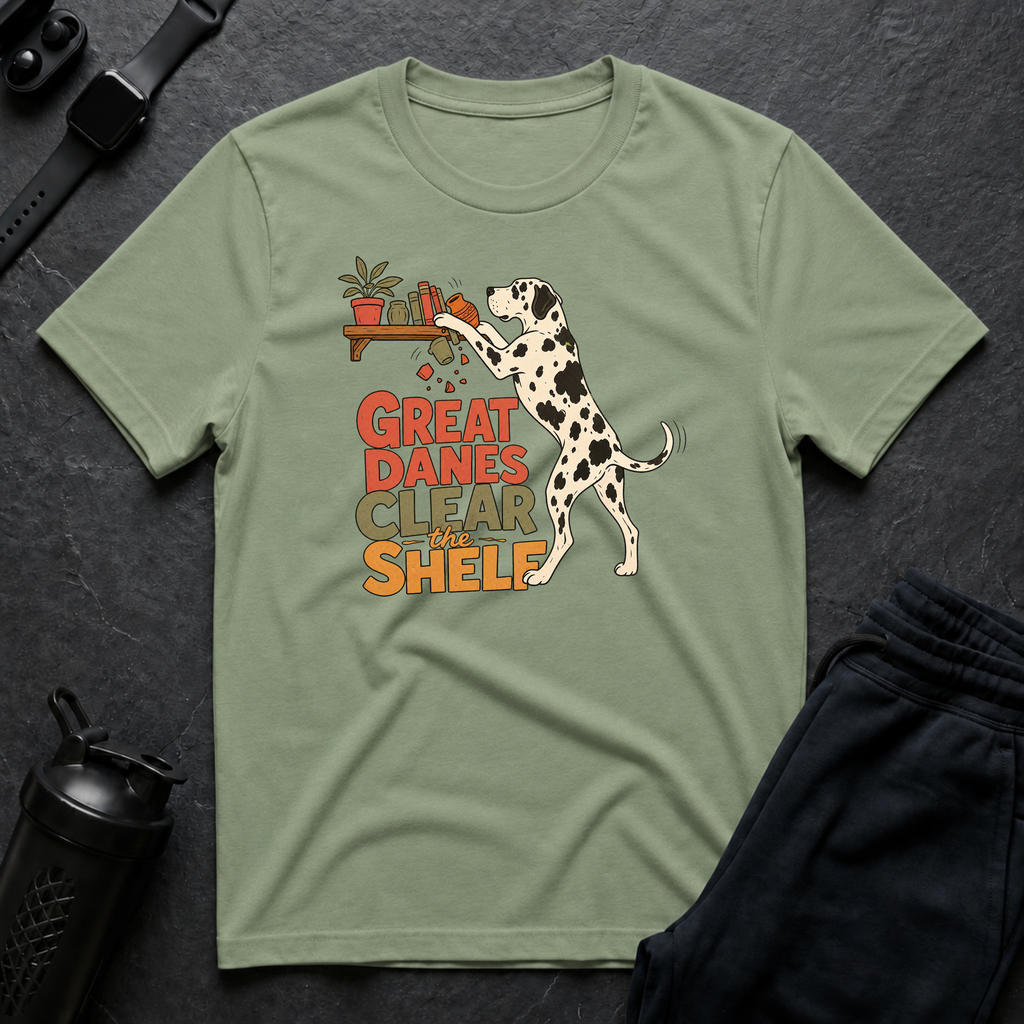 Great Danes Clear Shelf