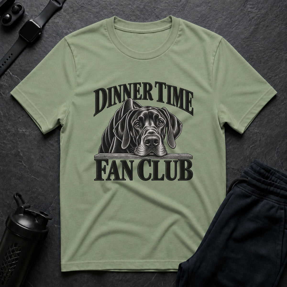 Dinner Time Fan – Great Dane T-Shirt