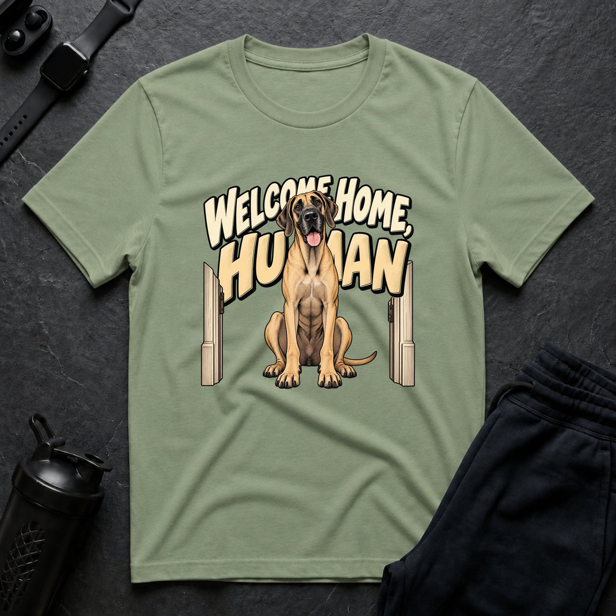 Welcome Home – Great Dane T-Shirt