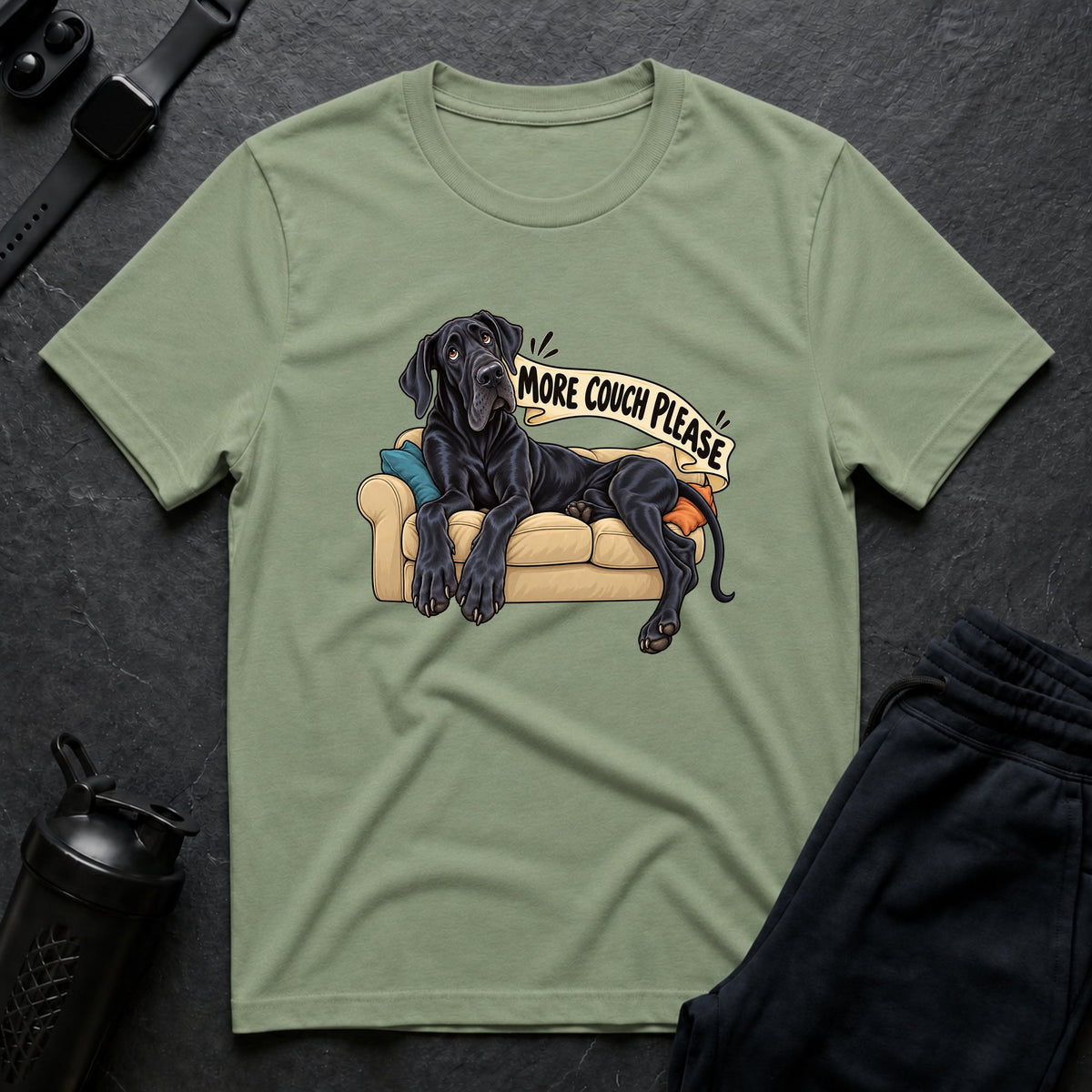 Couch Canine – Great Dane T-Shirt