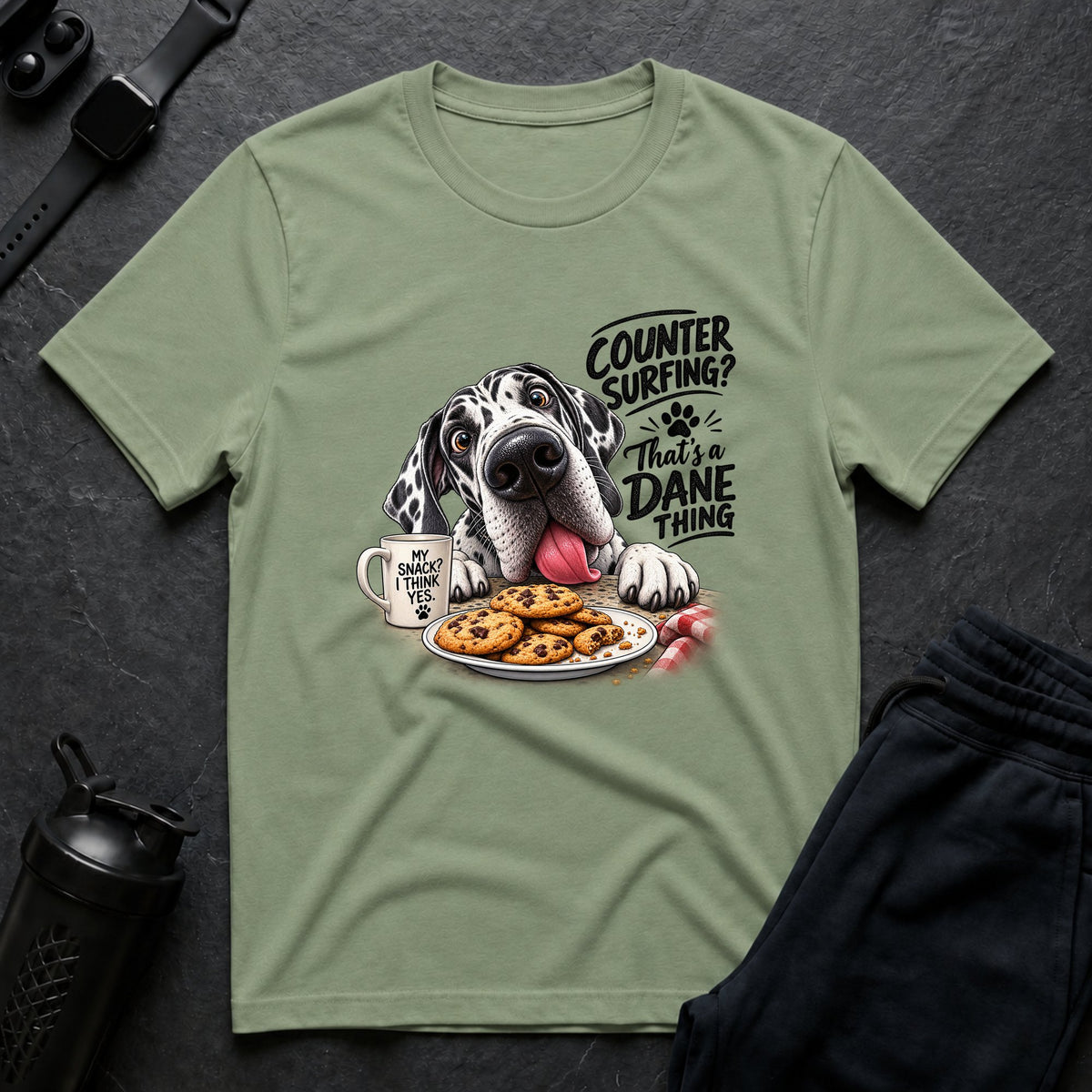Dane Snack Surfing  T-Shirt