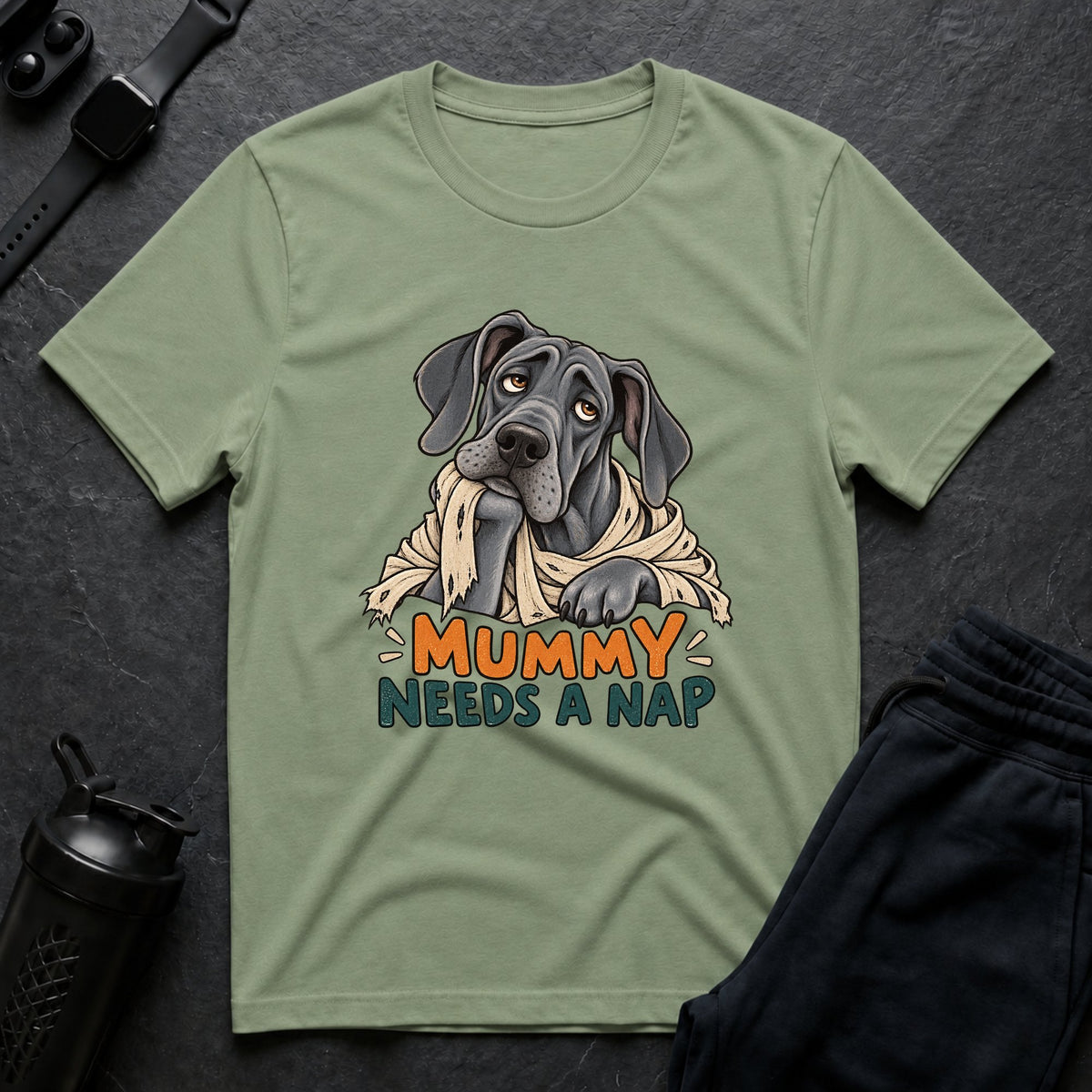 Mummy Needs Nap – Great Dane T-Shirt