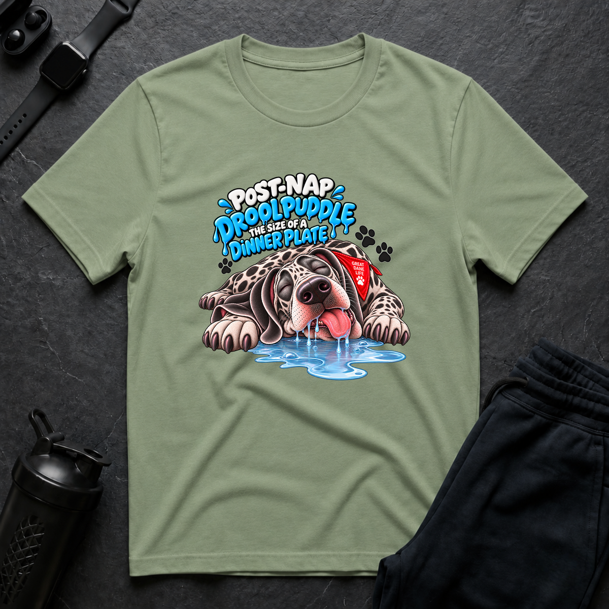 Drool Puddle – Great Dane T-Shirt
