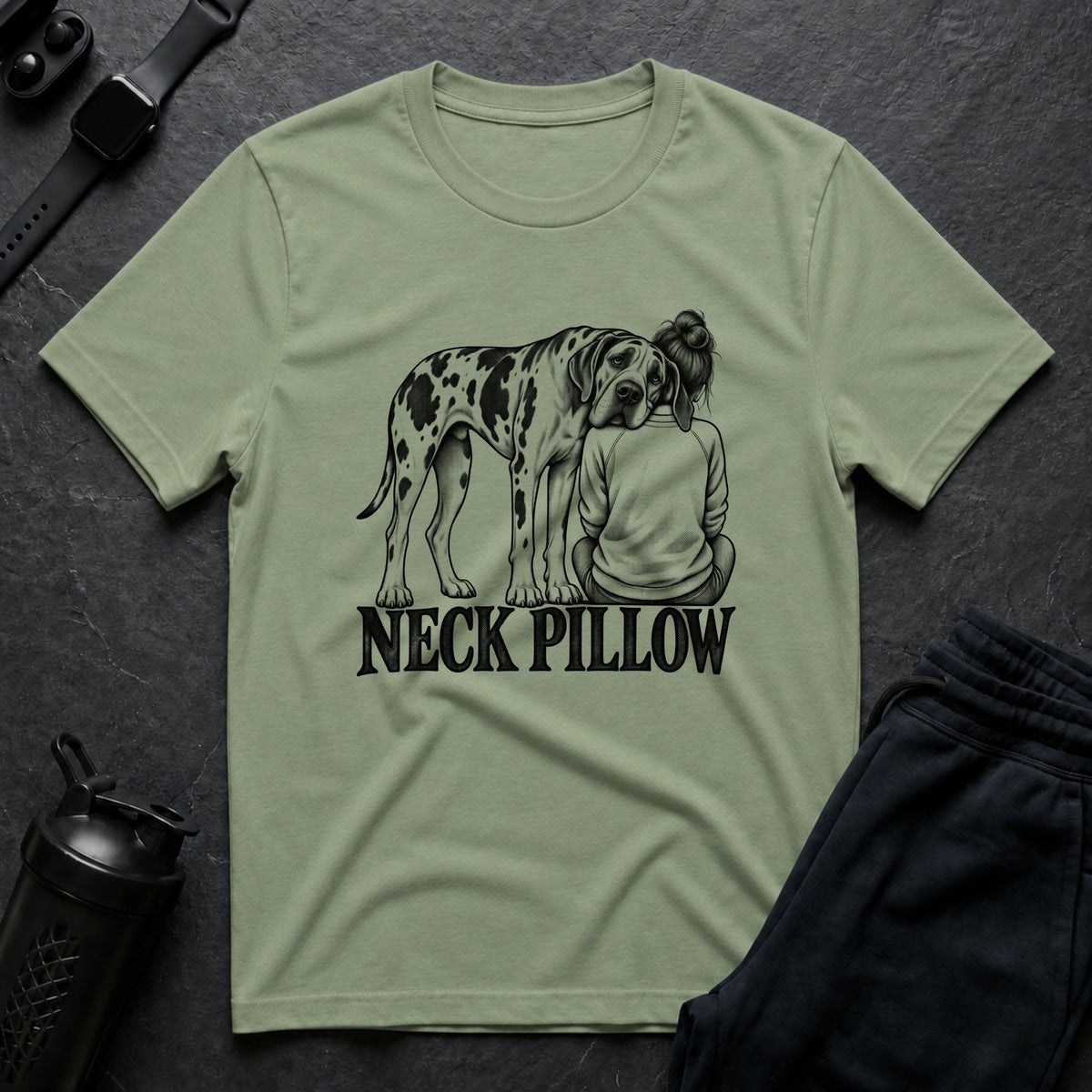 Neck Pillow – Great Dane T-Shirt