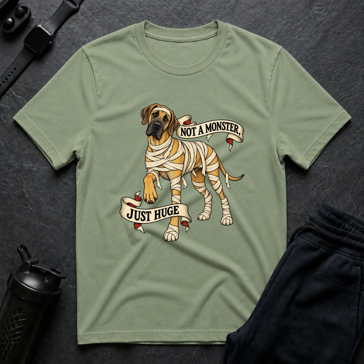 Mummy Dog – Great Dane T-Shirt