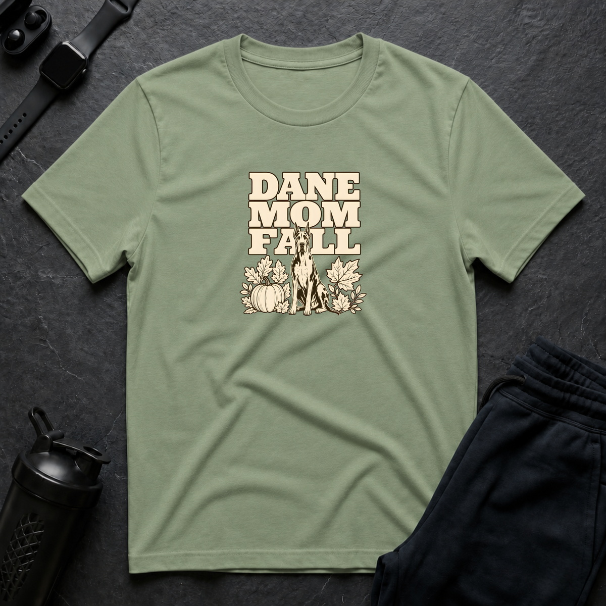 Dane Mom Fall – Great Dane T-Shirt