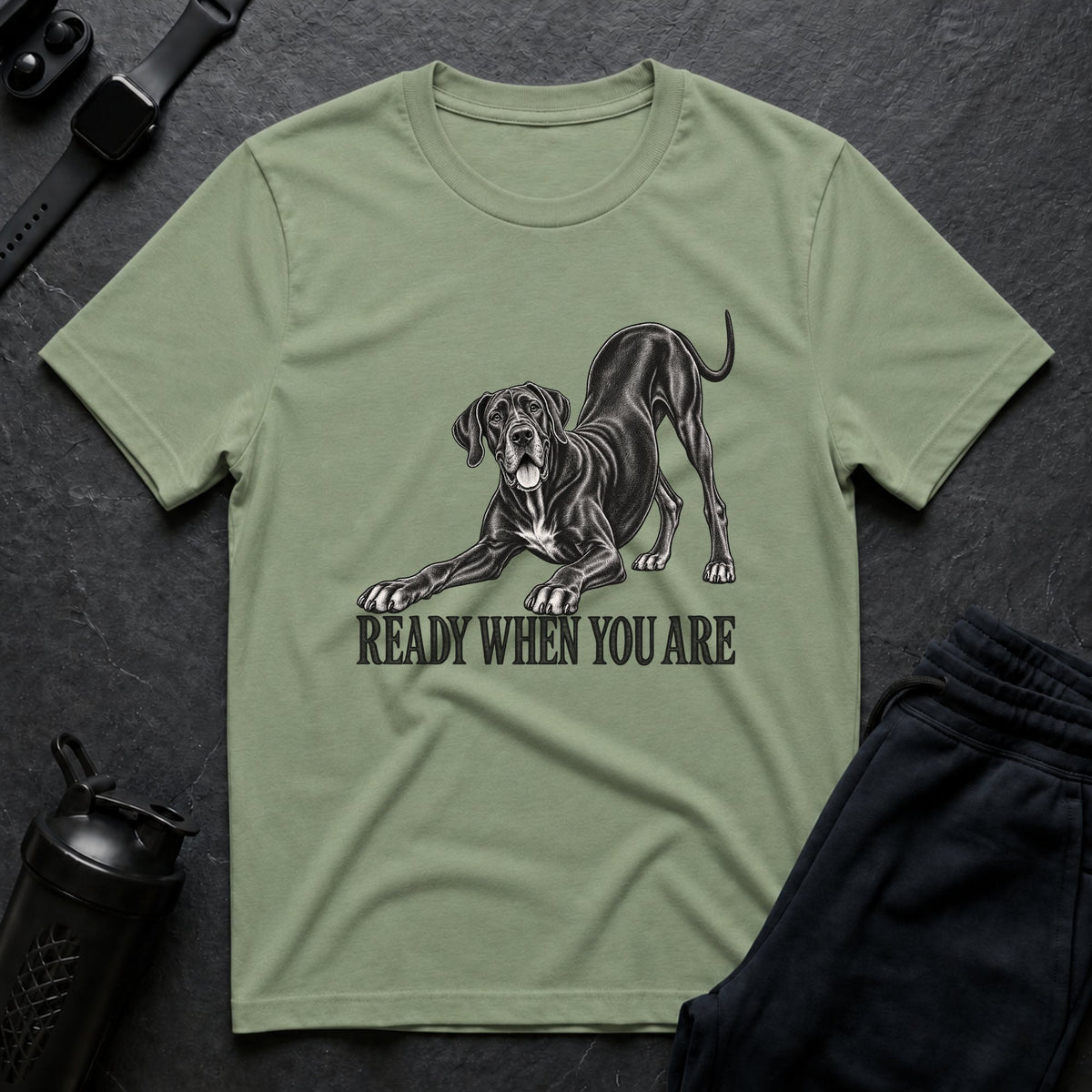 Ready When You – Great Dane T-Shirt