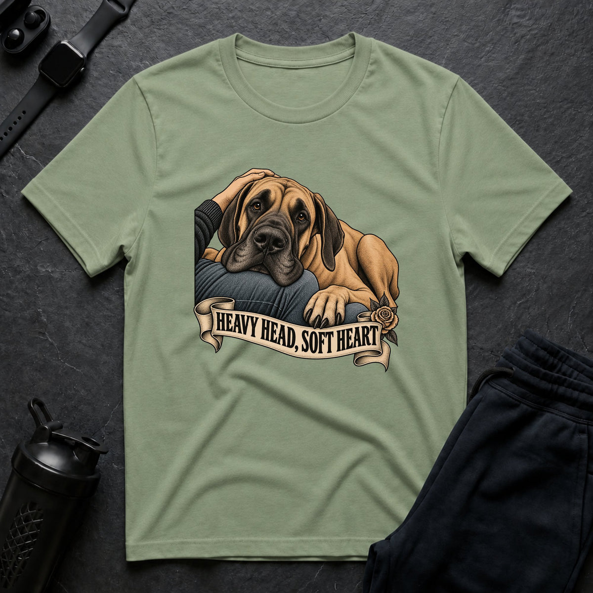 Heavy Head – Great Dane T-Shirt