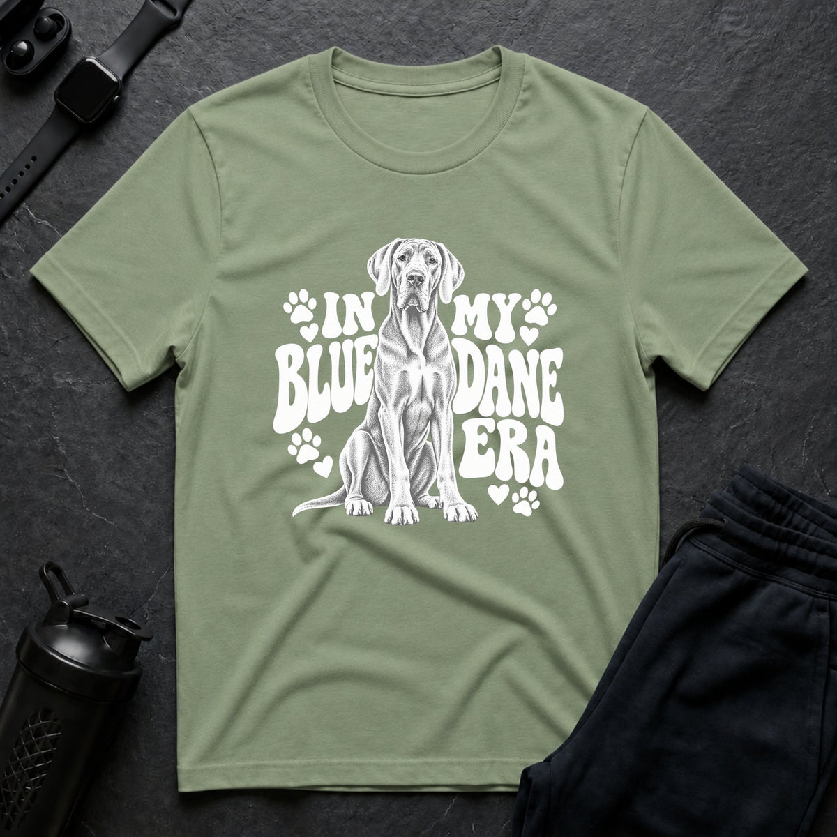 Blue Dane Era – Great Dane T-Shirt