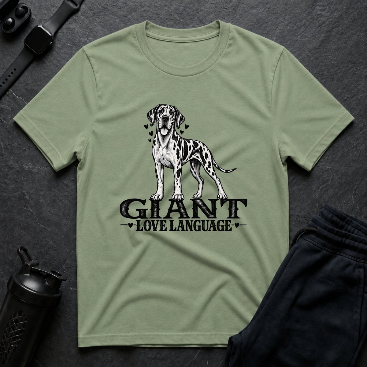 Giant Love Language – Great Dane T-Shirt