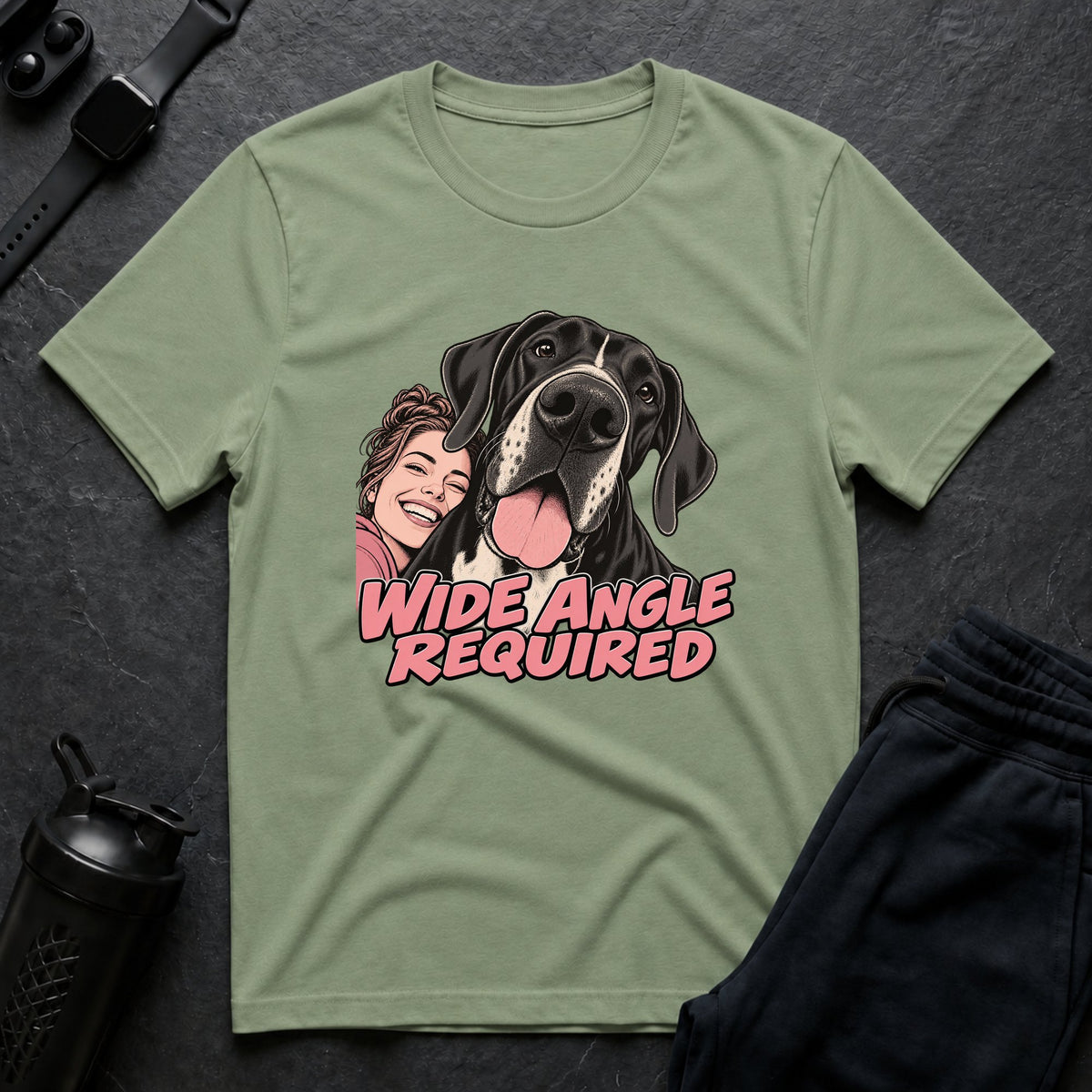 Wide Angle Required – Great Dane T-Shirt