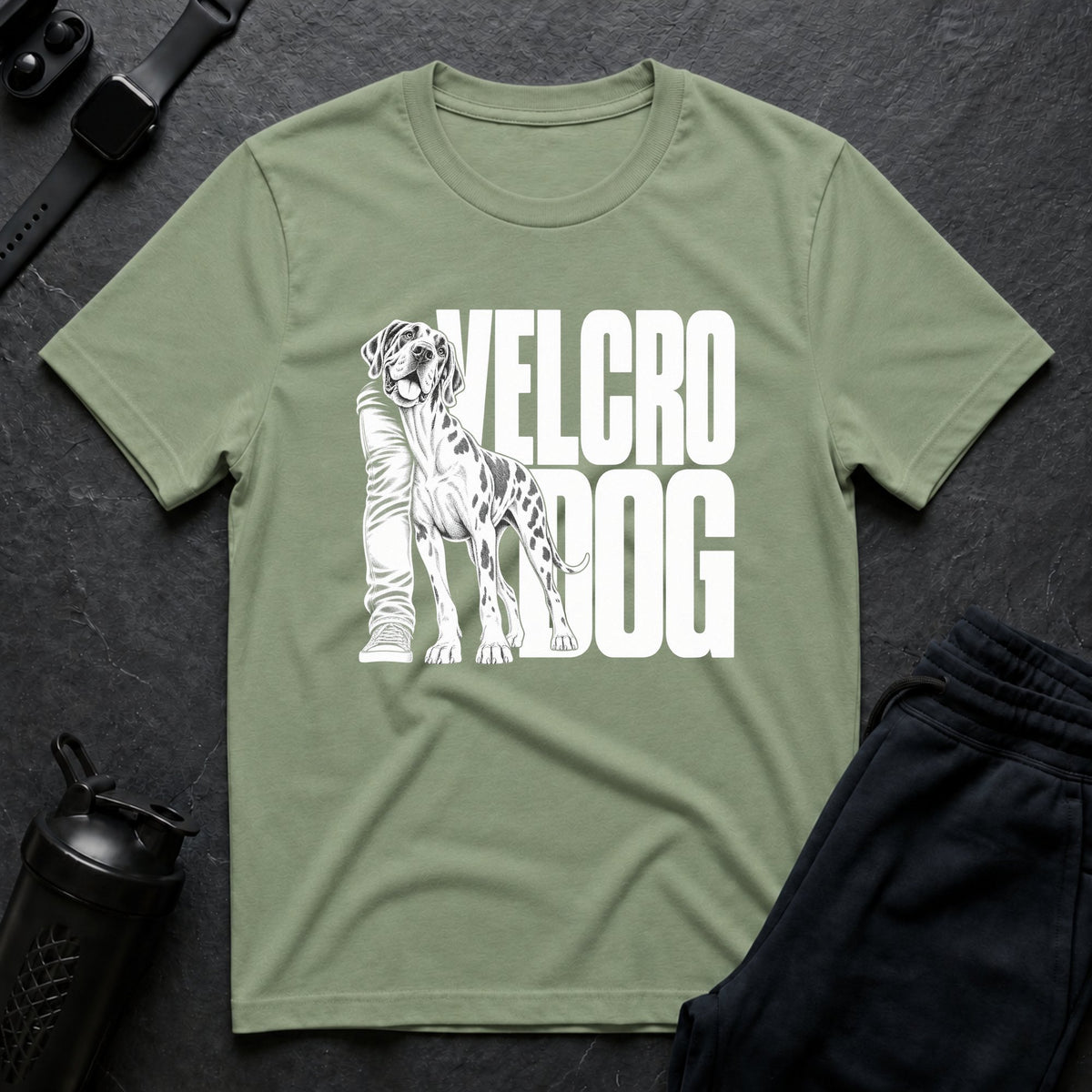 Velcro Dog – Great Dane T-Shirt