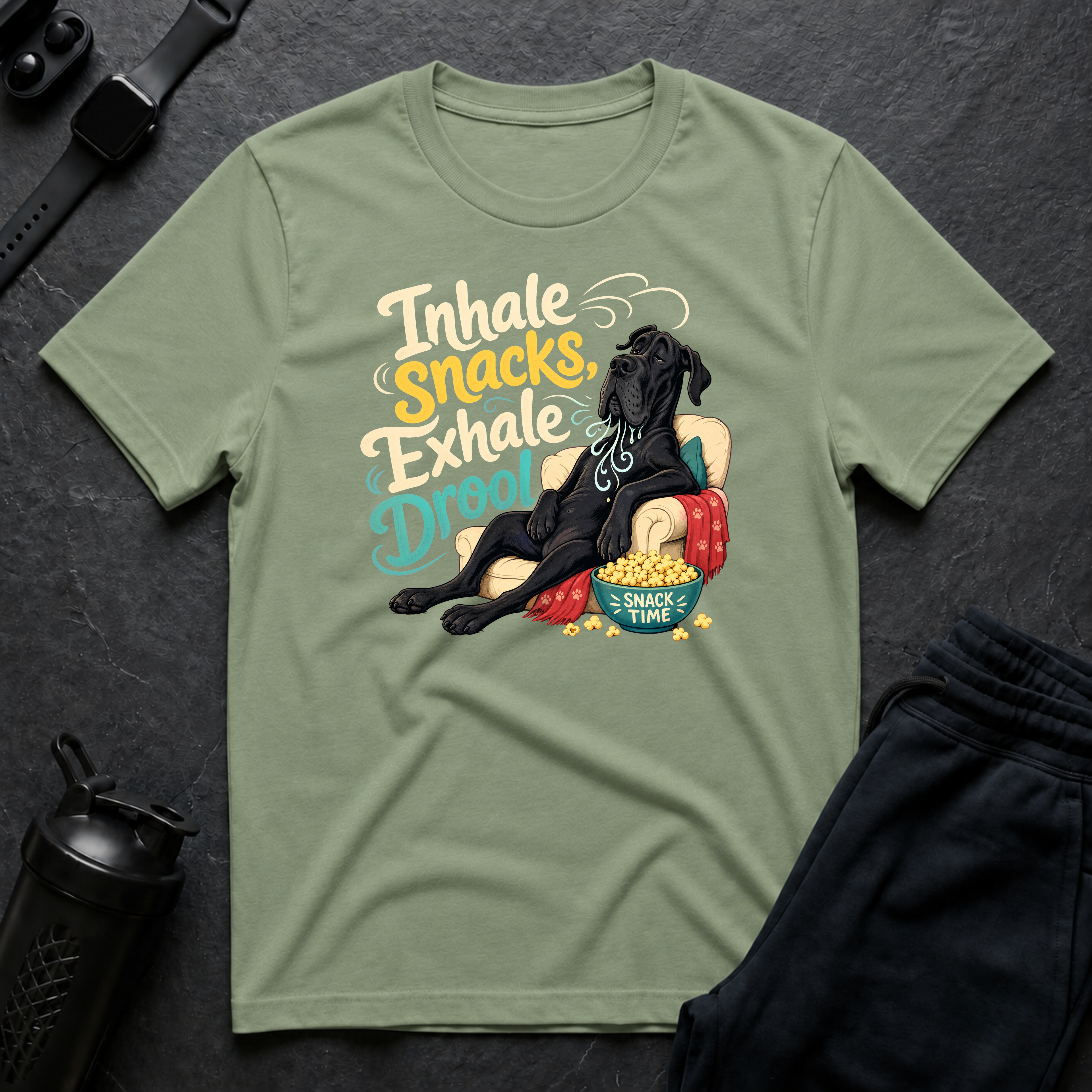 Inhale Snacks Exhale Drool