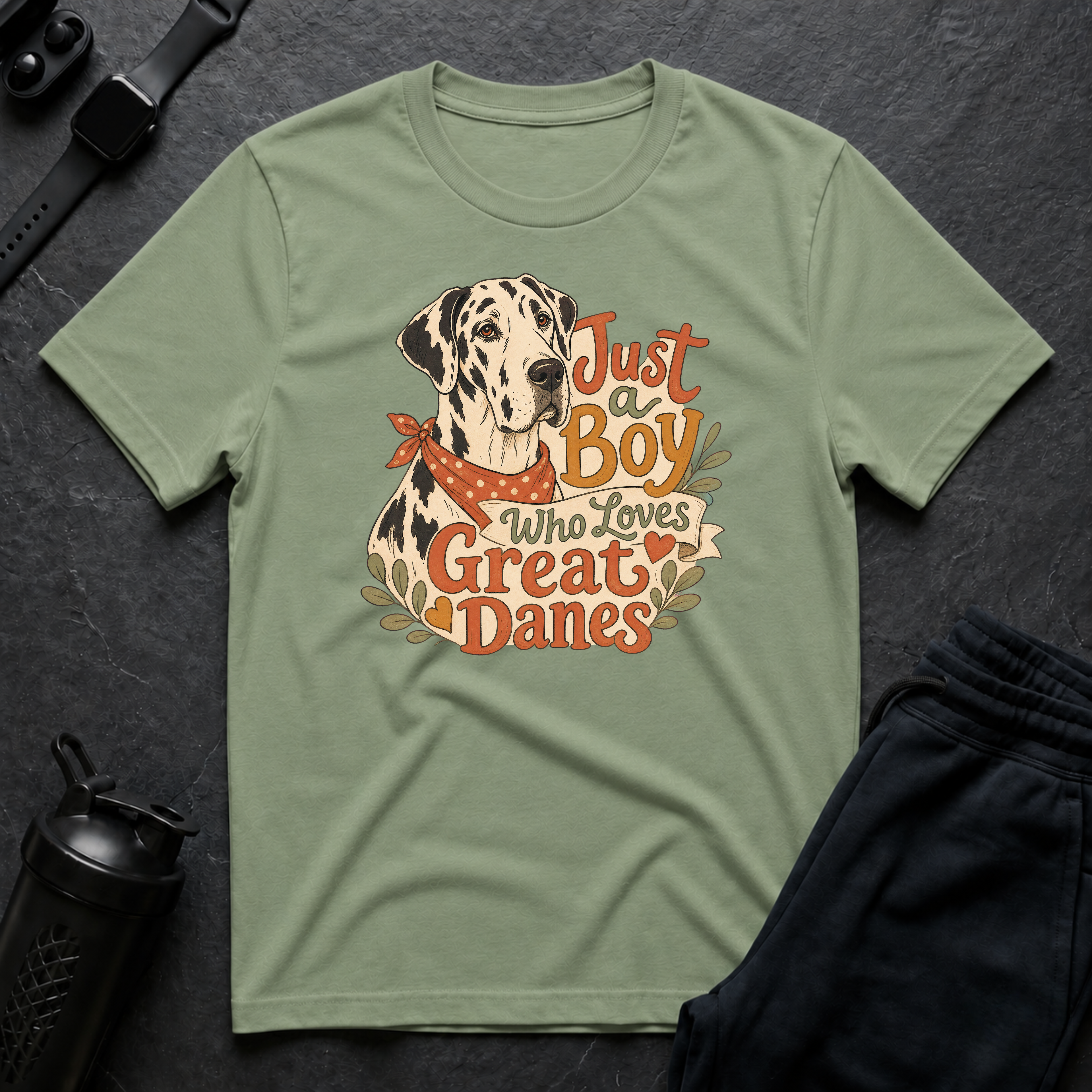 Boy Loves Great Danes