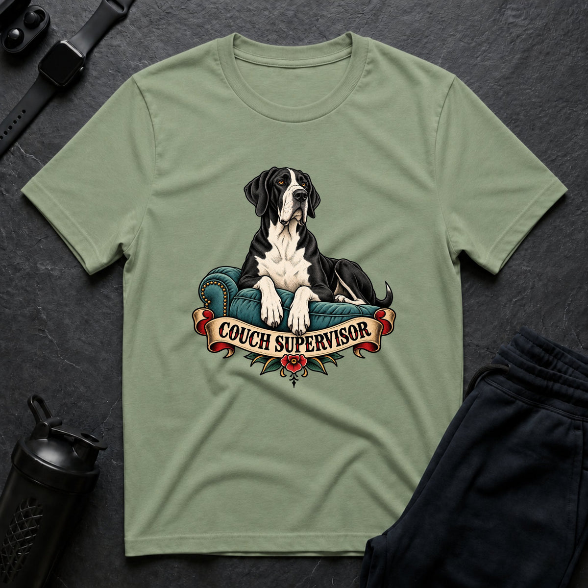 Sofa Guardian – Great Dane T-Shirt