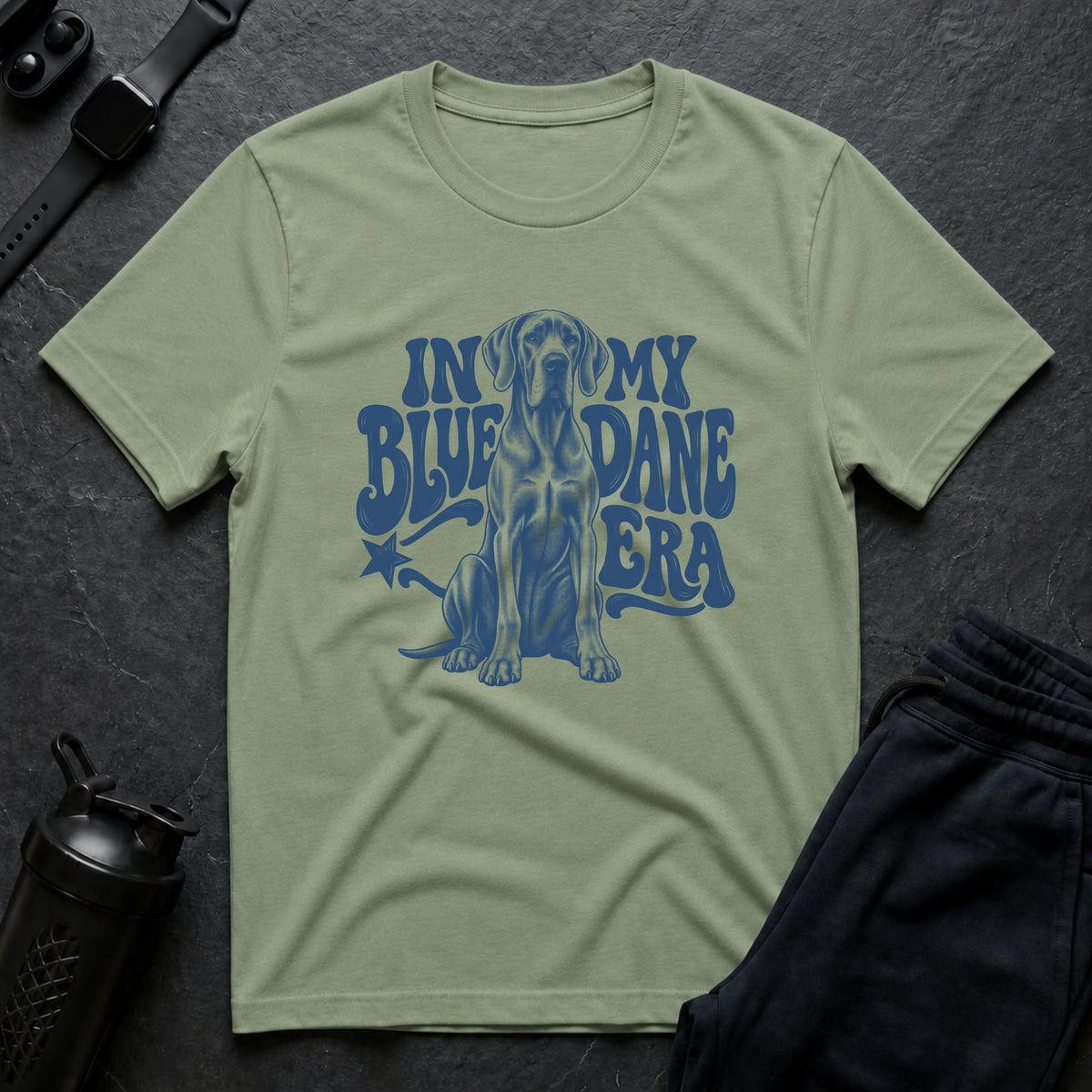 Blue Dane Era – Great Dane T-Shirt
